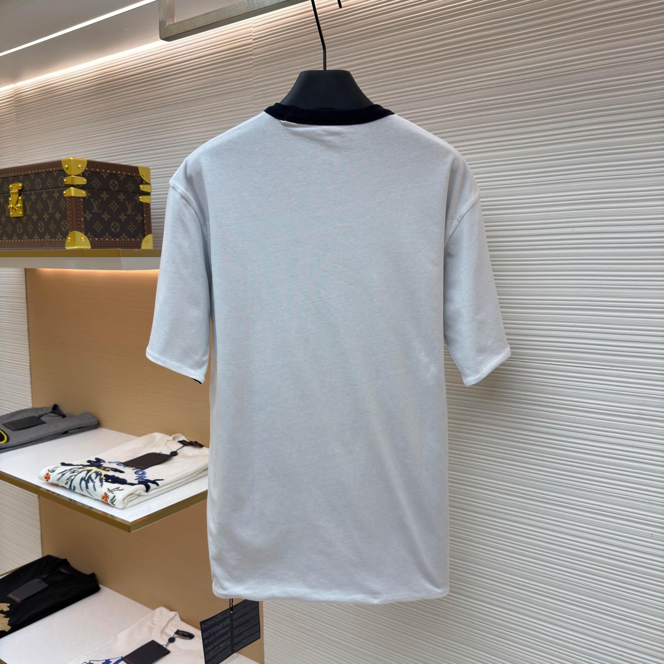 Balenciaga Reversible Cotton T-shirt - FashionPlug