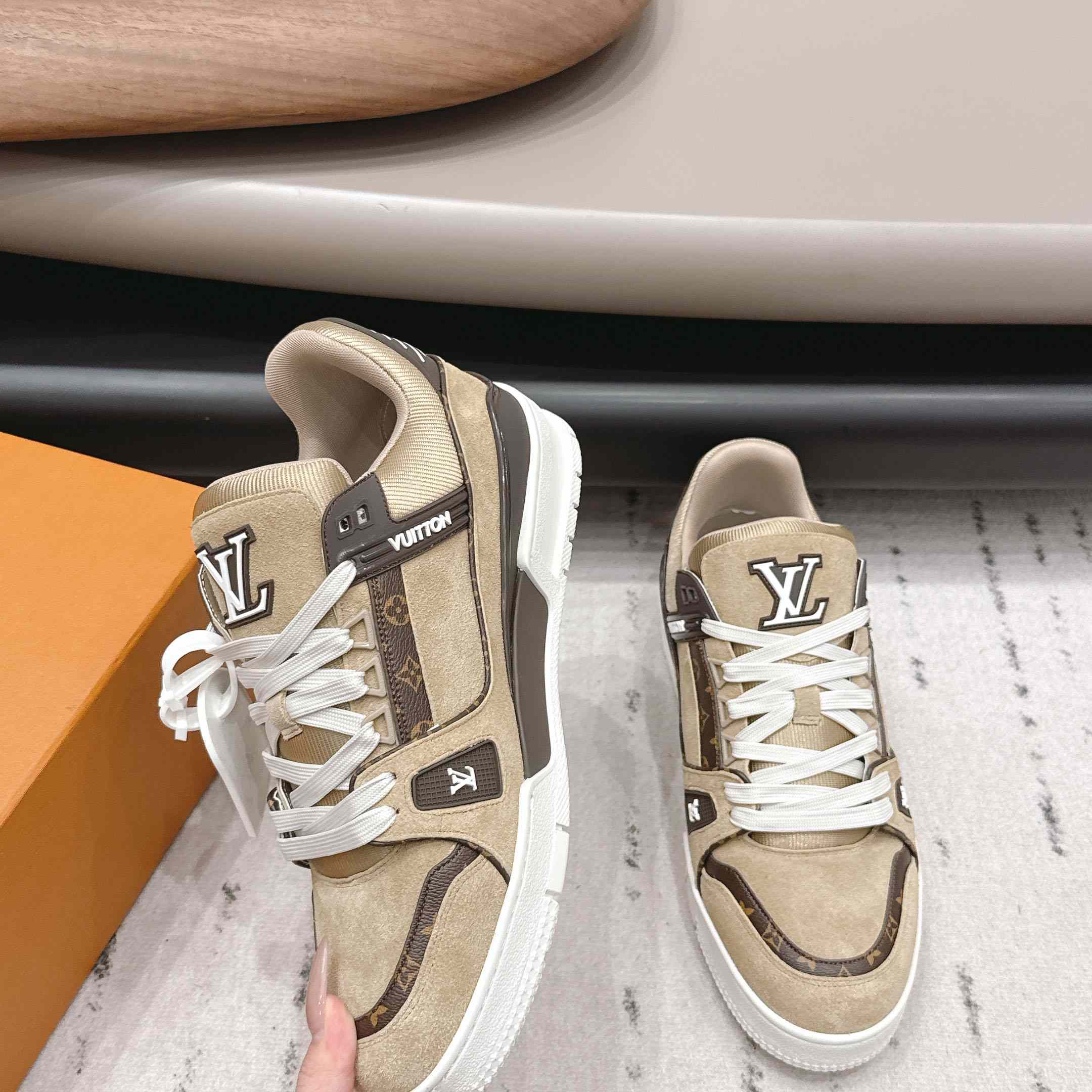 Louis Vuitton LV Trainer Sneaker 1AKB6Q - FashionPlug