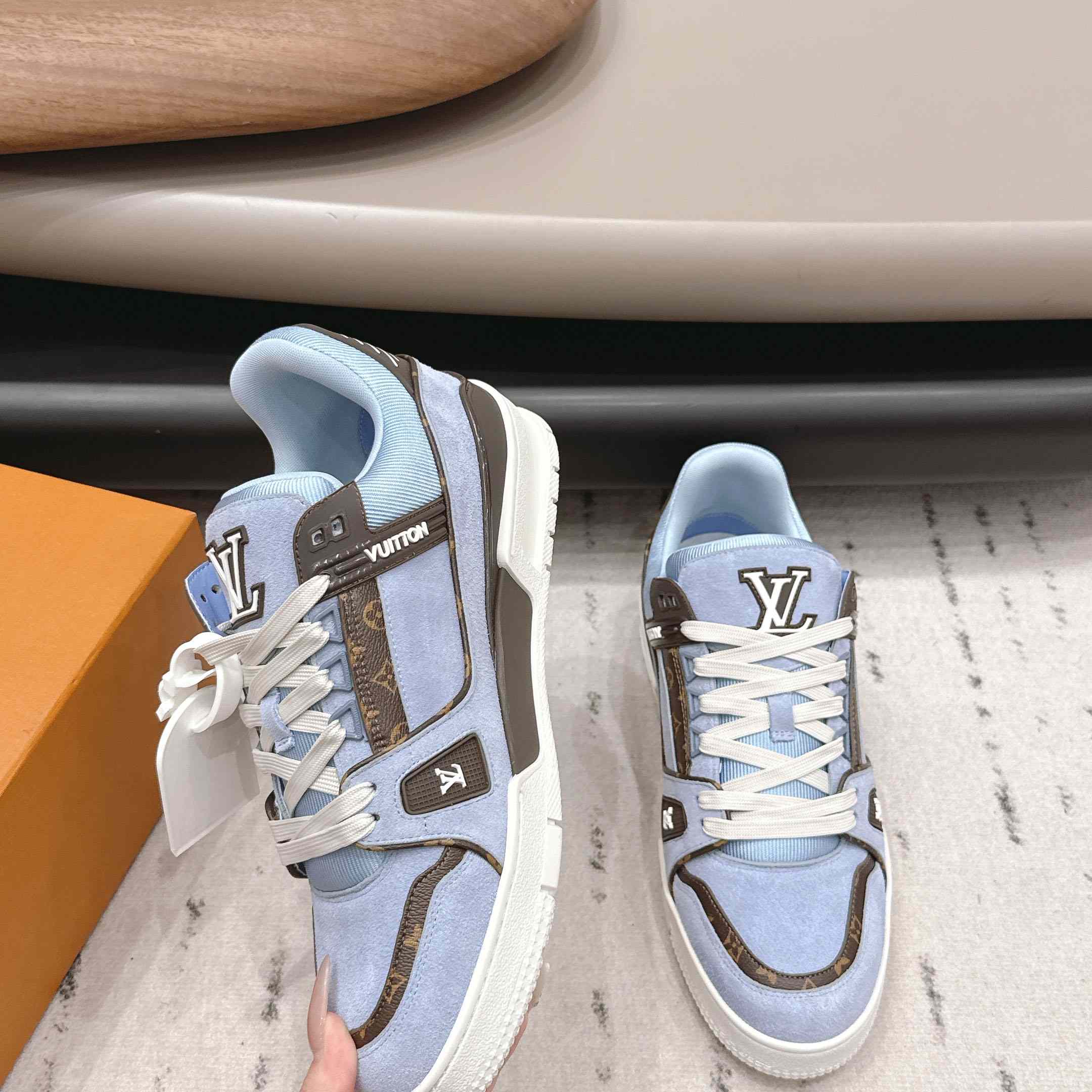 Louis Vuitton LV Trainer Sneaker 1AKB6Q - FashionPlug