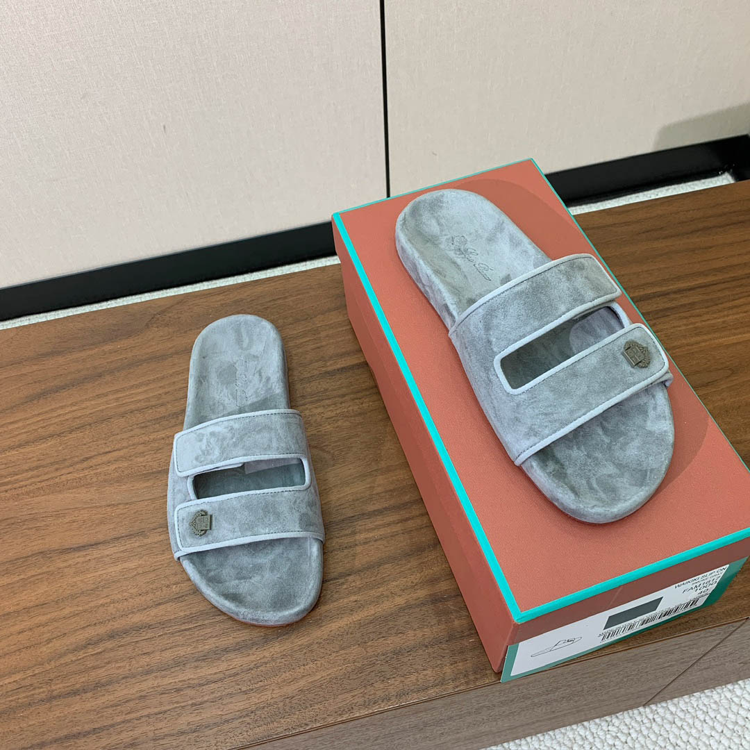 Loro Piana Waikiki Slide Sandal - FashionPlug