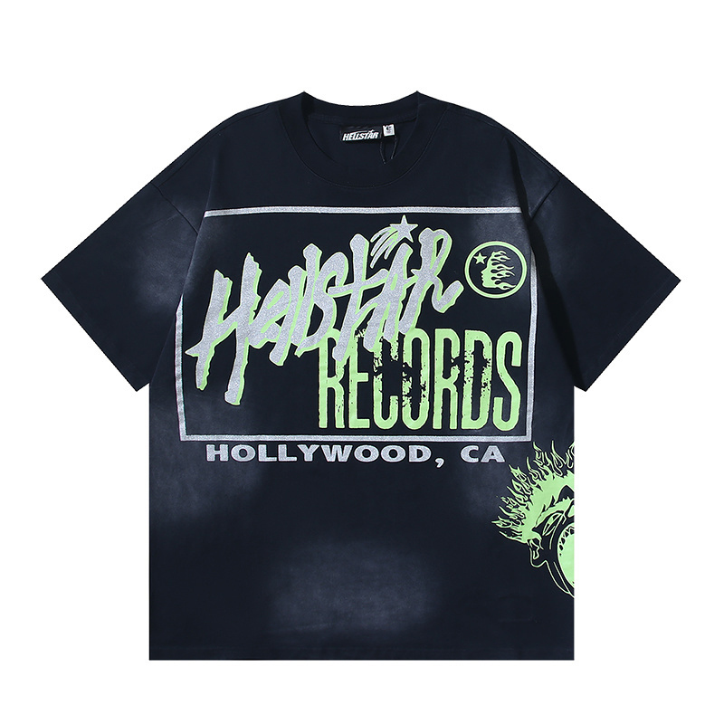 Hellstar Records Remix T-Shirt  - FashionPlug