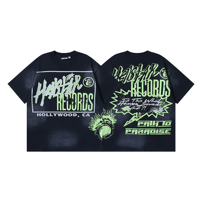 Hellstar Records Remix T-Shirt  - FashionPlug