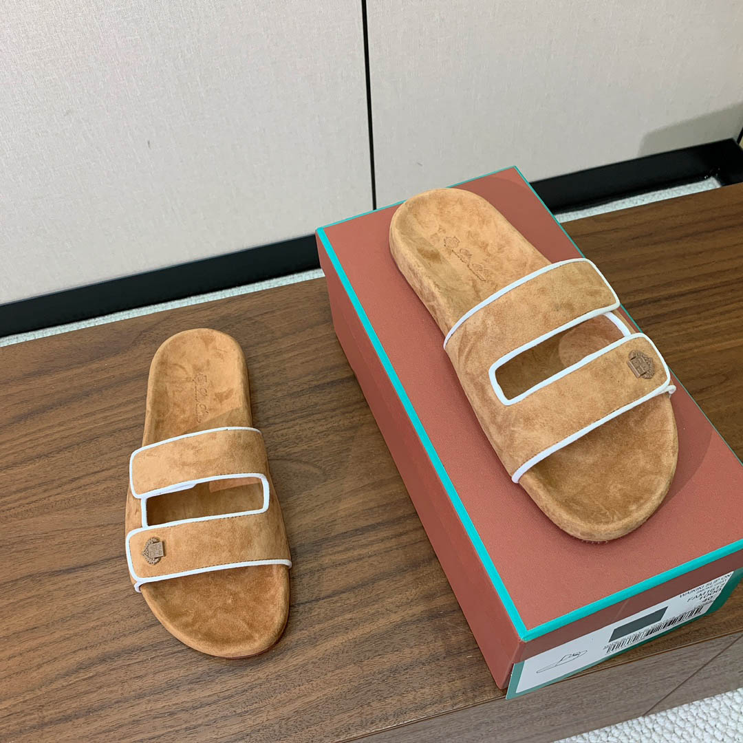 Loro Piana Waikiki Slide Sandal - FashionPlug