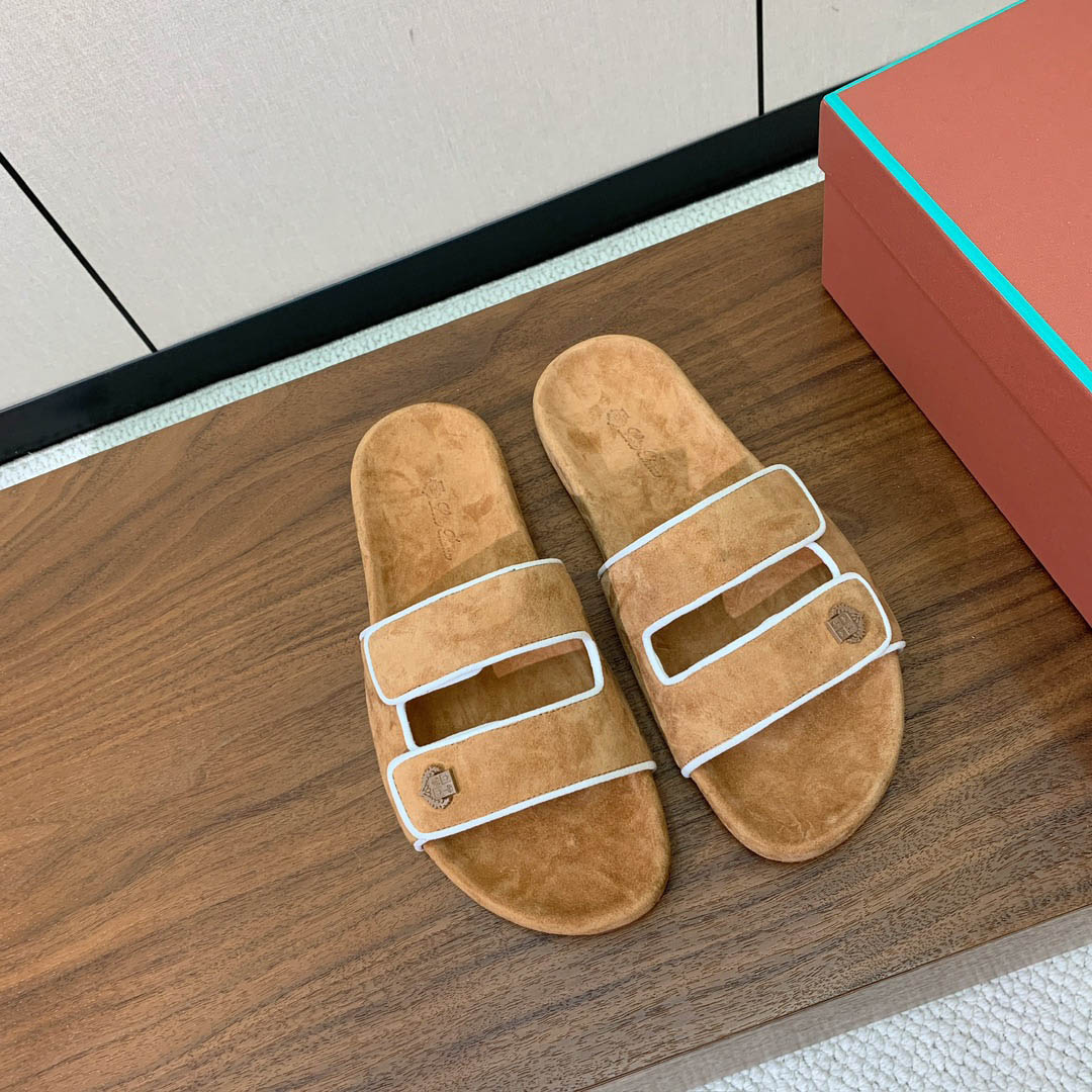 Loro Piana Waikiki Slide Sandal - FashionPlug