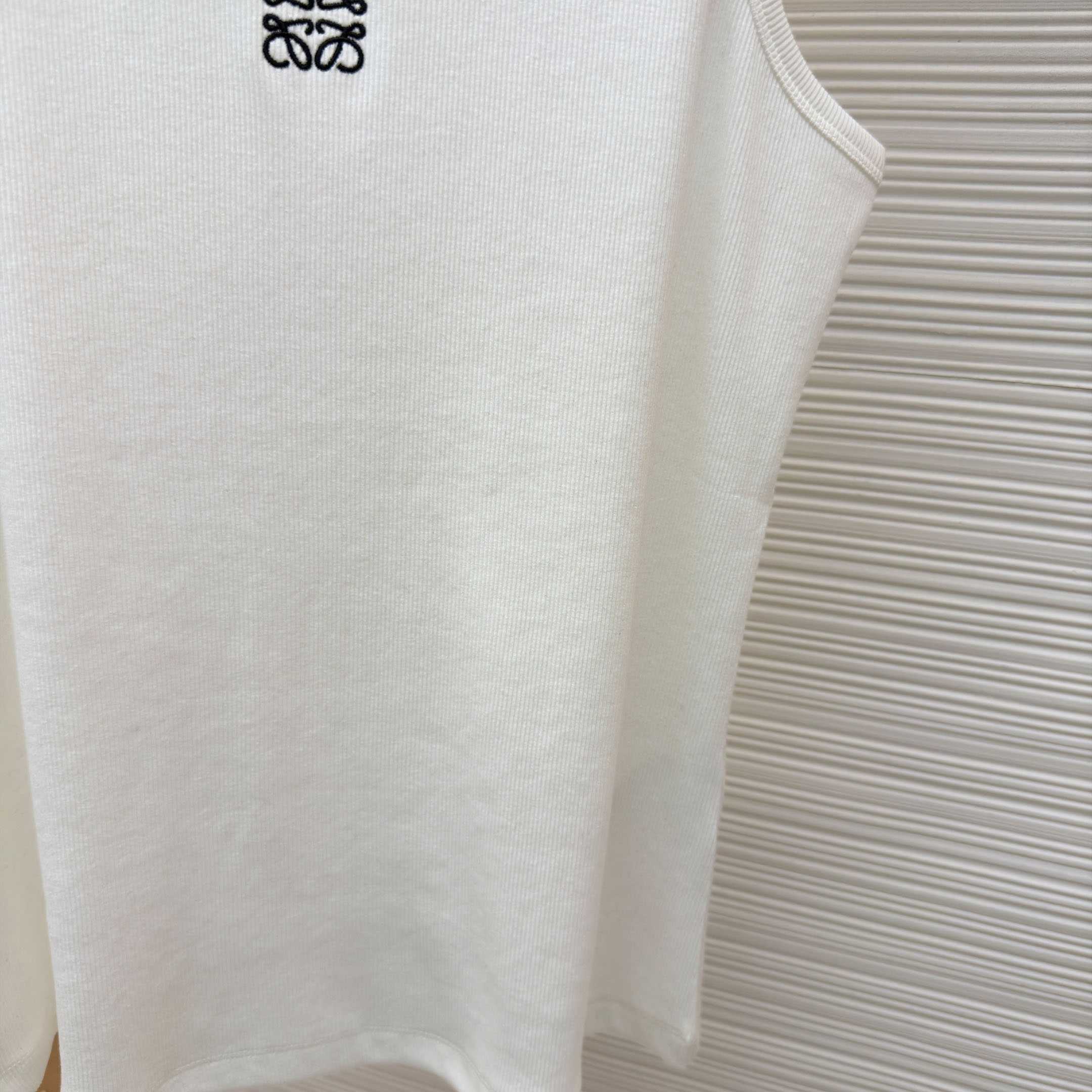 Loewe Anagram Tank Top 'White' - FashionPlug