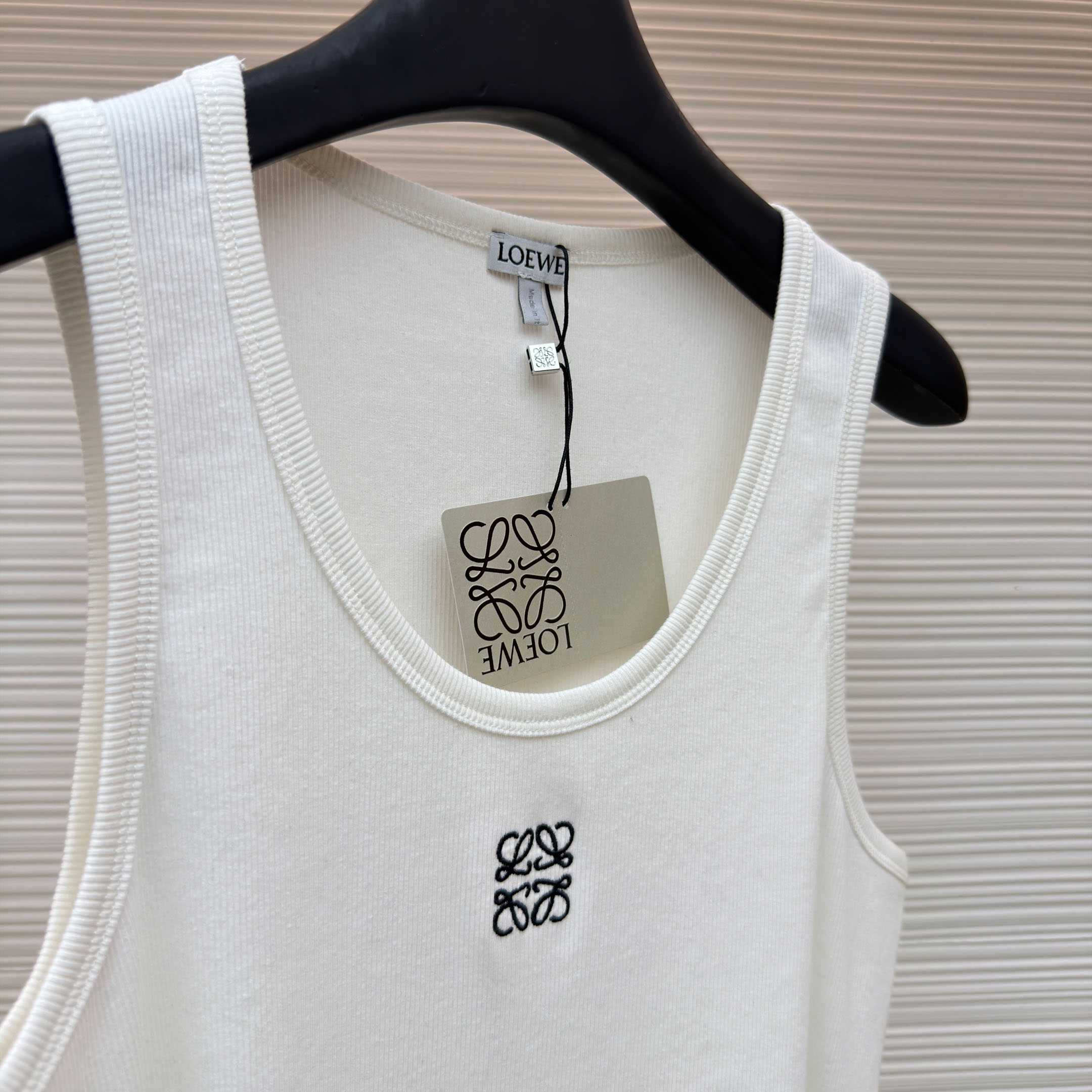 Loewe Anagram Tank Top 'White' - FashionPlug