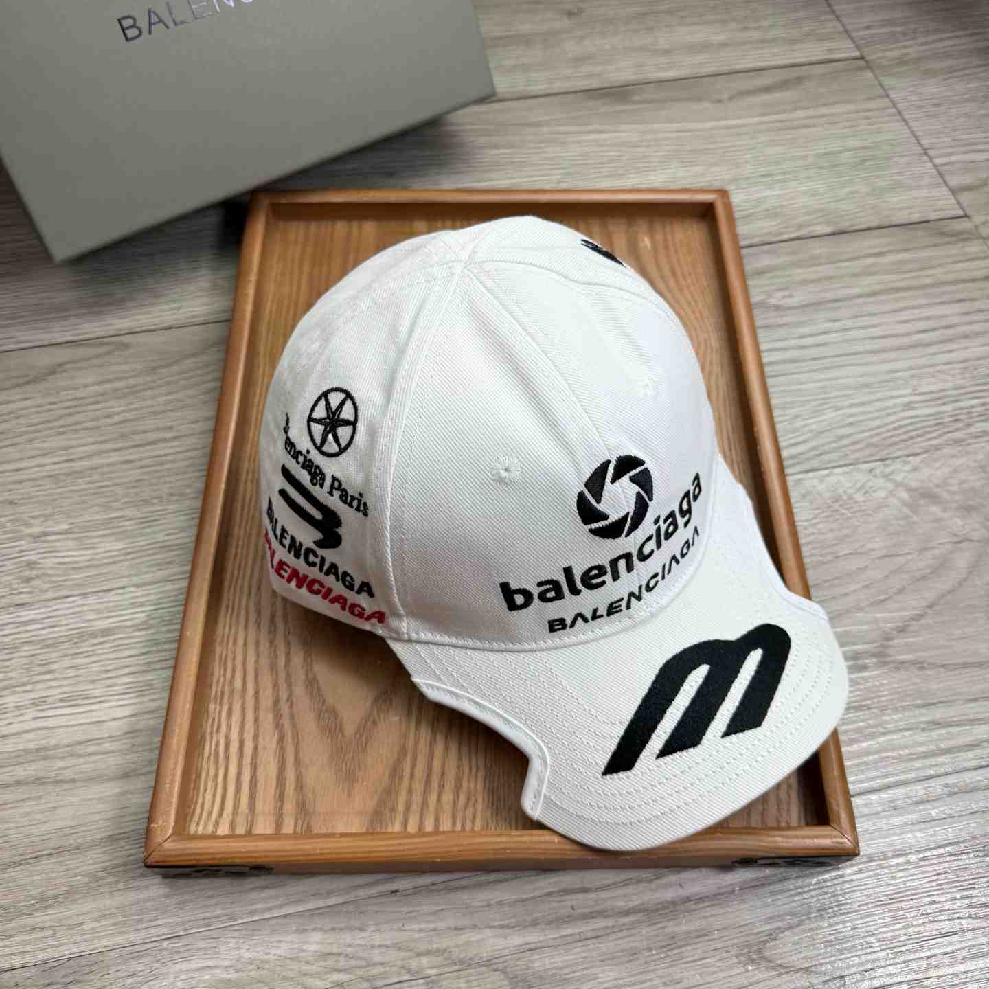 Balenciaga Top League Racer Cap Hat - FashionPlug