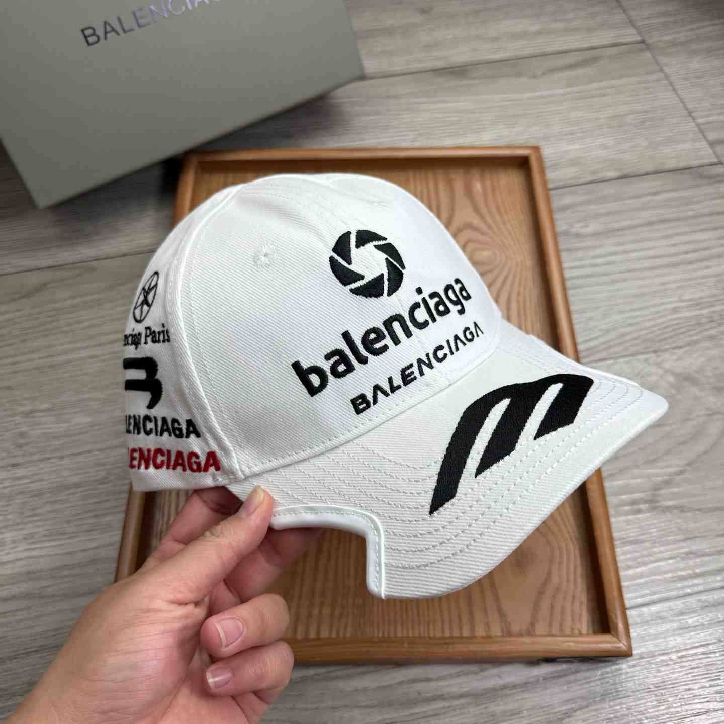 Balenciaga Top League Racer Cap Hat - FashionPlug