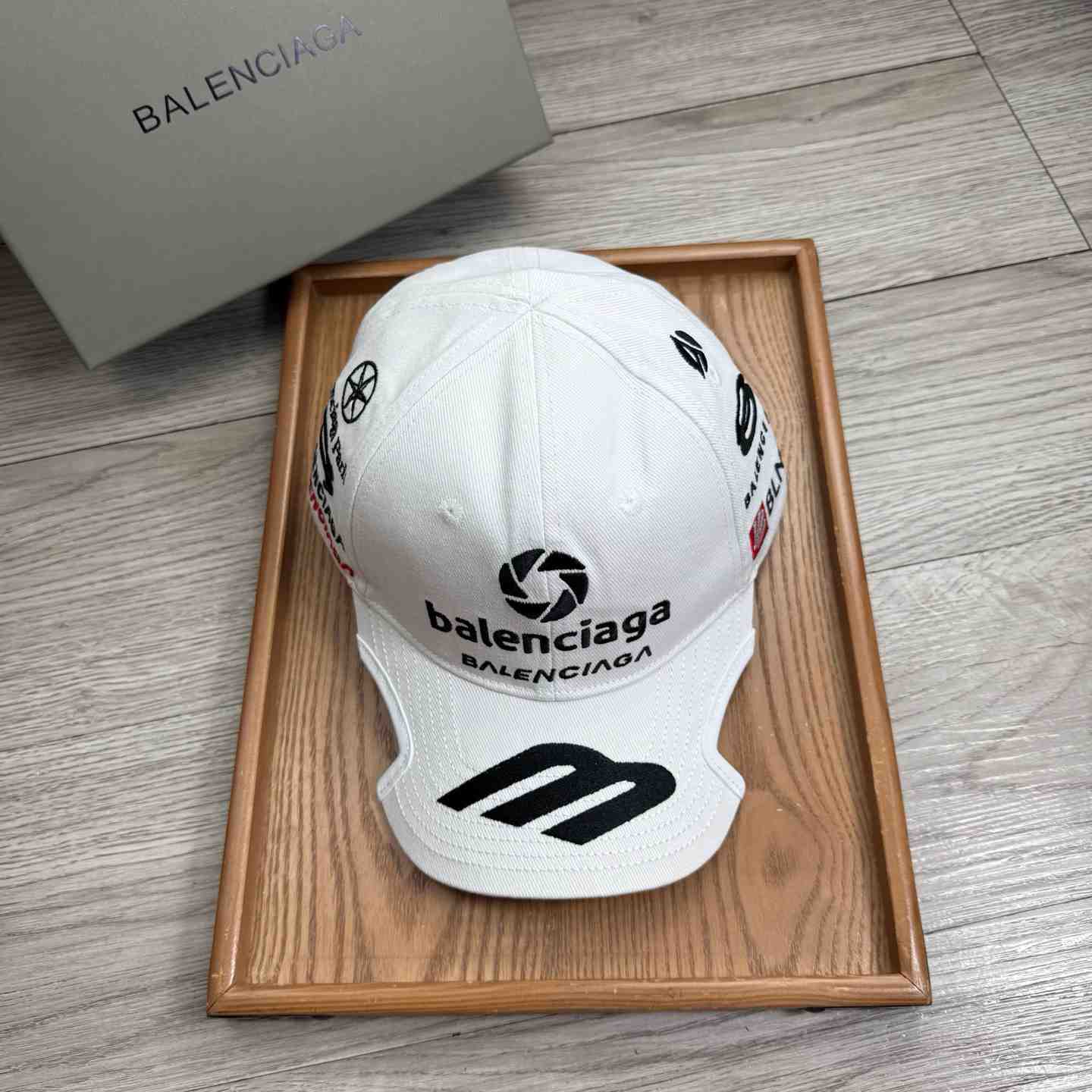Balenciaga Top League Racer Cap Hat - FashionPlug