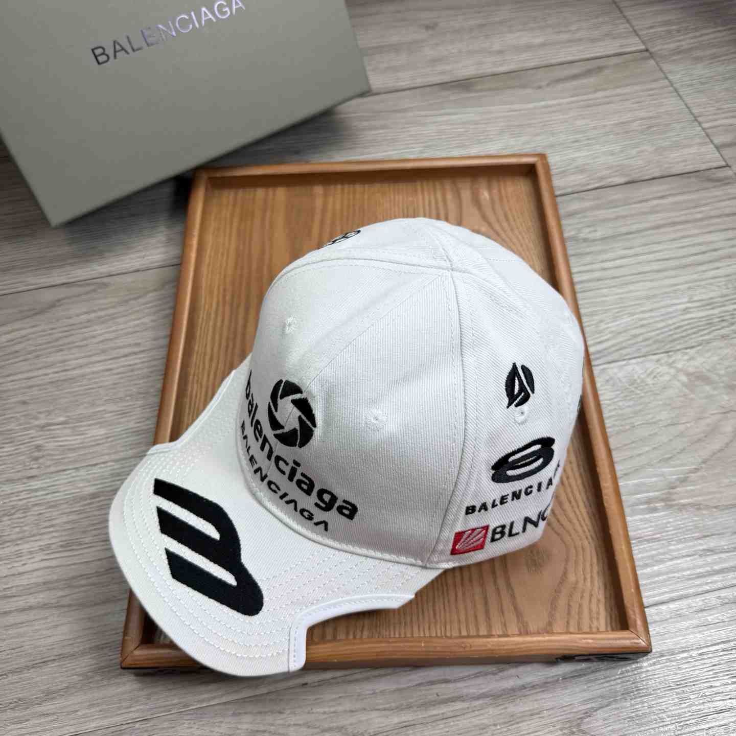 Balenciaga Top League Racer Cap Hat - FashionPlug