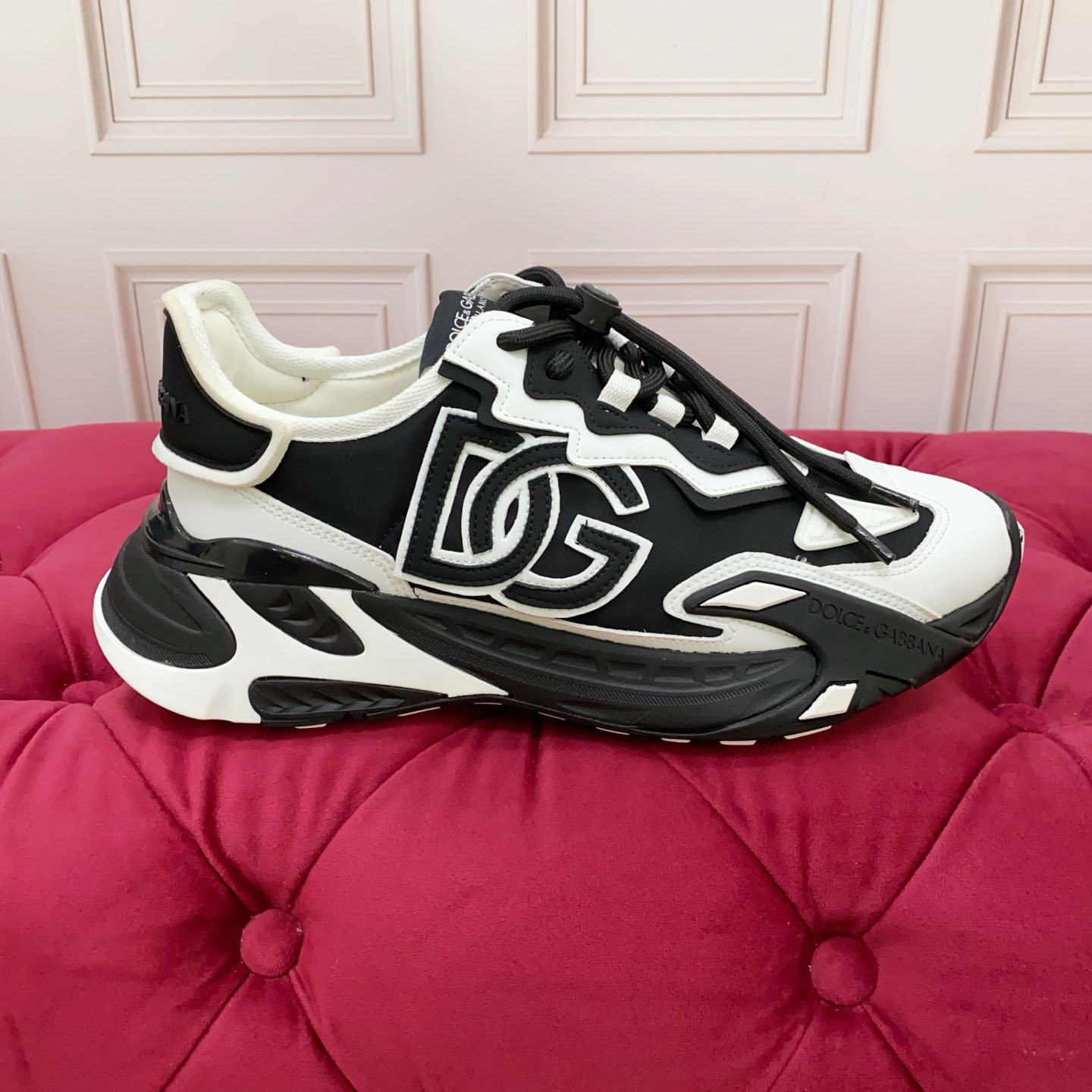 Dolce & Gabbana Day Faster Sneakers In Fabric - FashionPlug