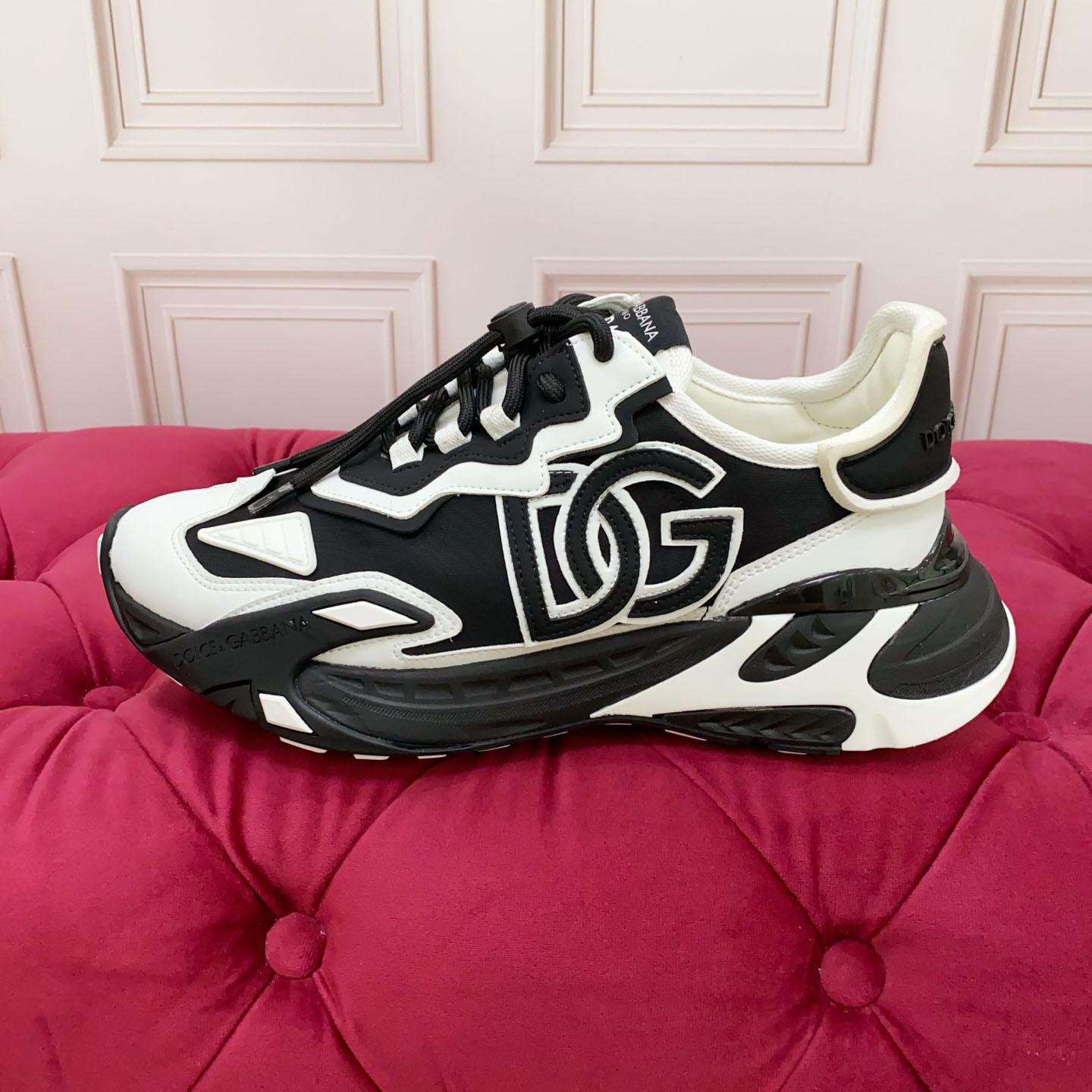 Dolce & Gabbana Day Faster Sneakers In Fabric - FashionPlug