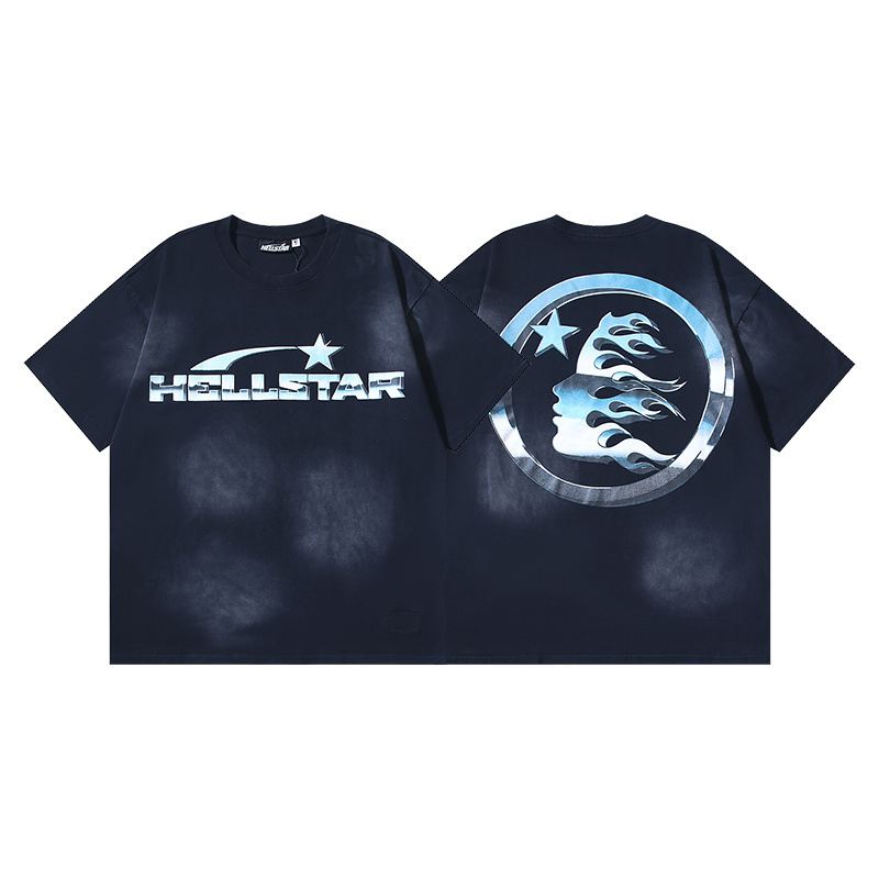 Hellstar Chrome Logo T-Shirt - FashionPlug