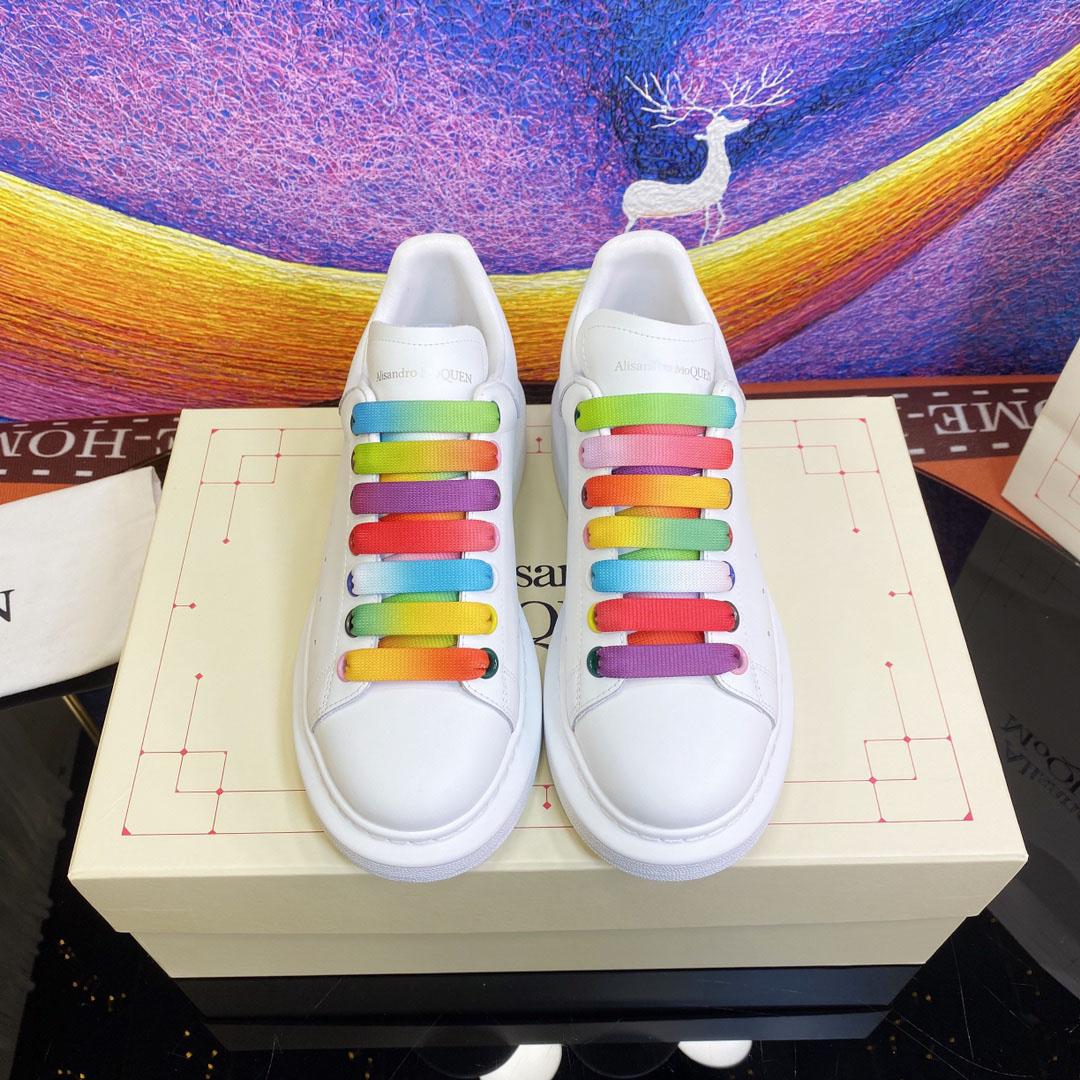 Alexander Mcqueen Rainbow Lace Oversized Sneaker - FashionPlug