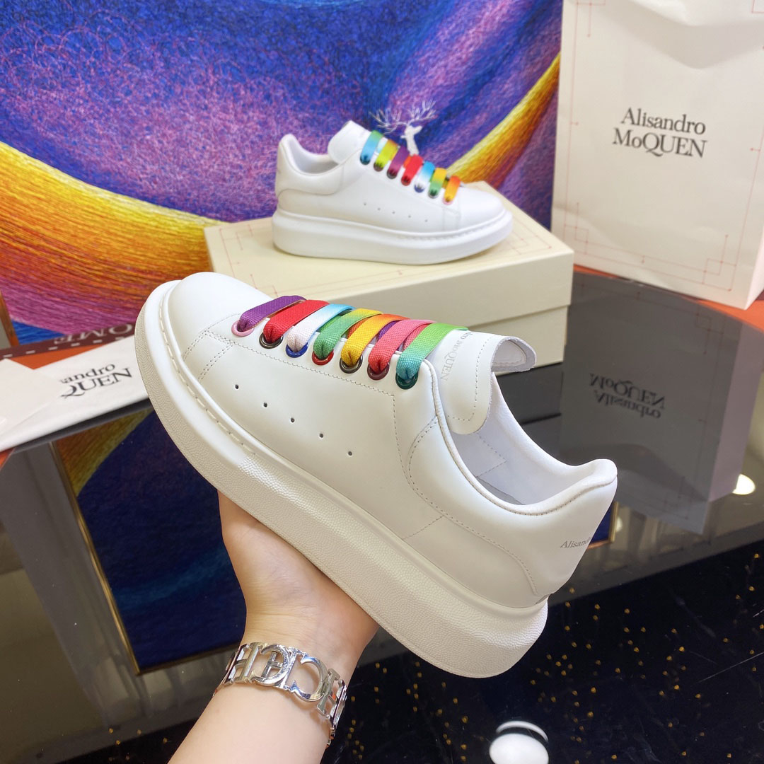 Alexander Mcqueen Rainbow Lace Oversized Sneaker - FashionPlug