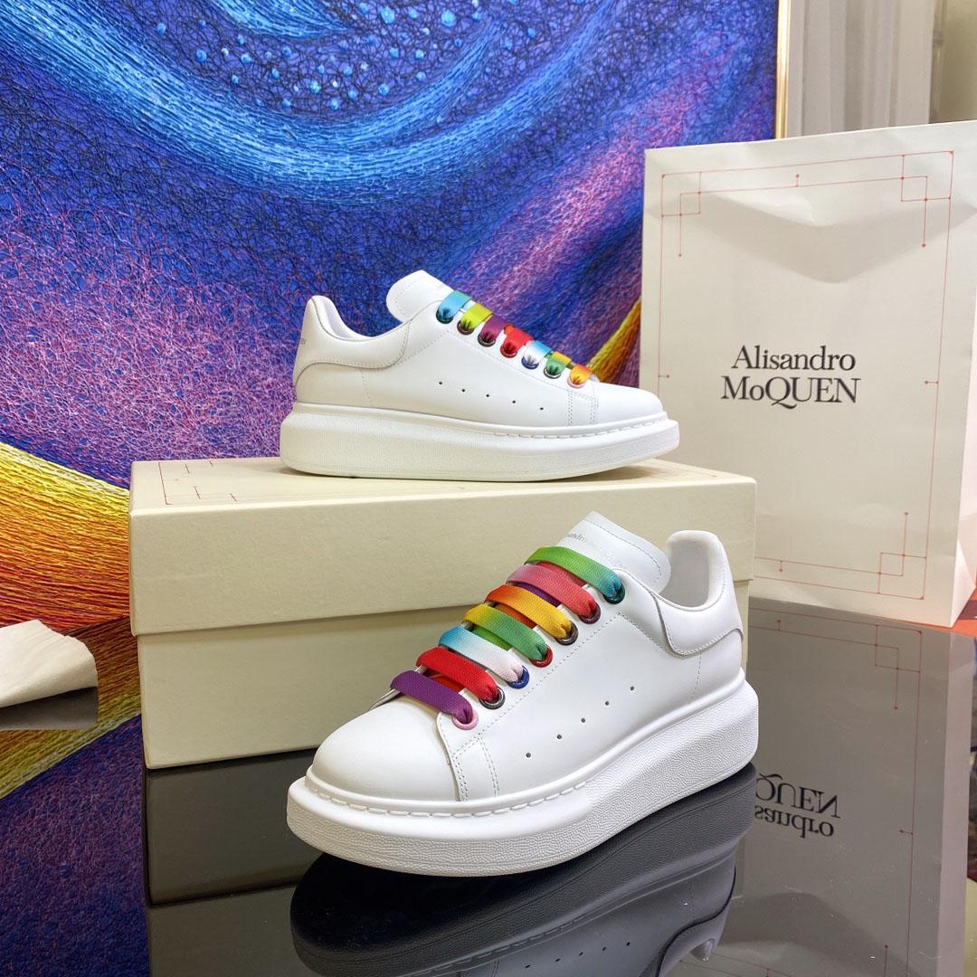 Alexander Mcqueen Rainbow Lace Oversized Sneaker - FashionPlug
