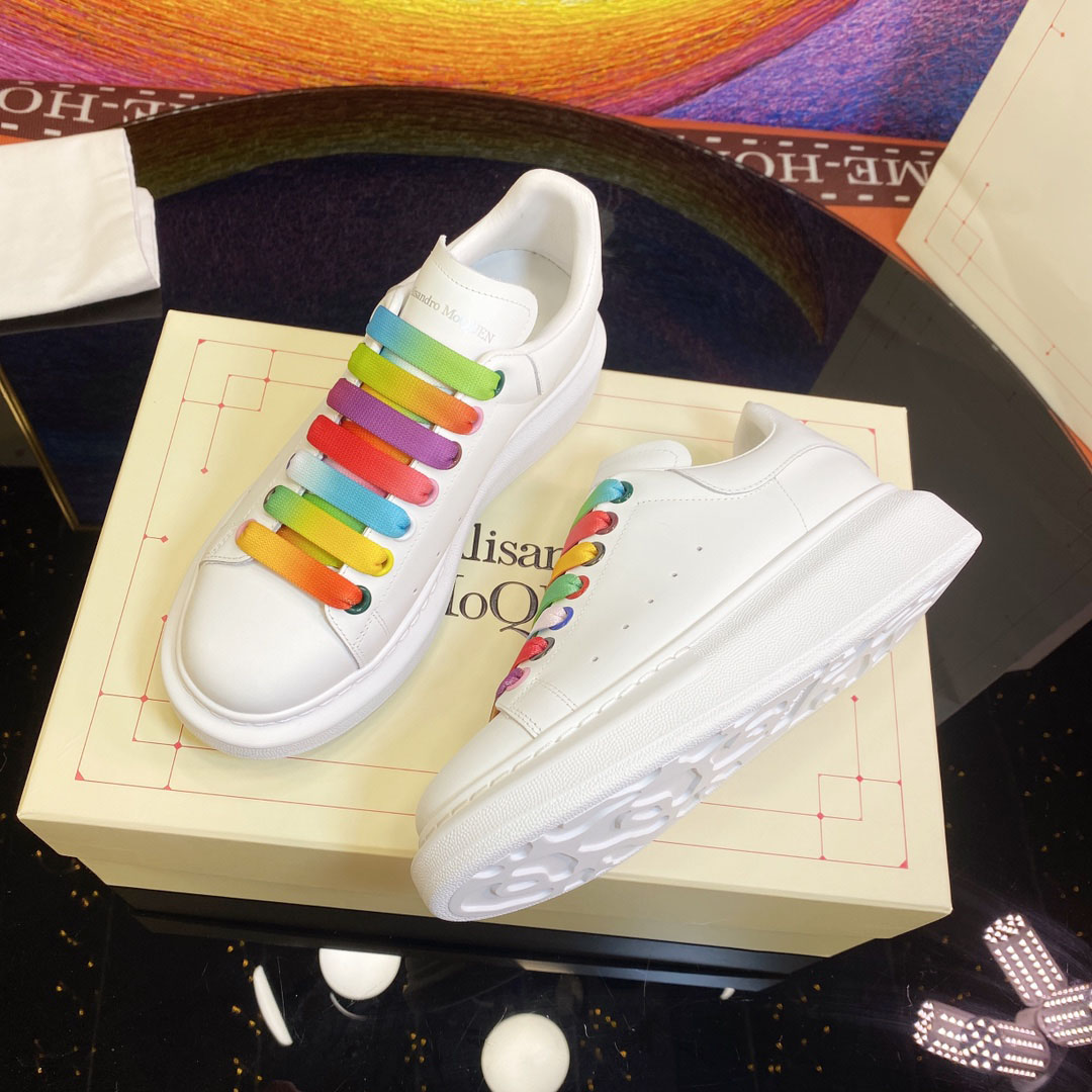 Alexander Mcqueen Rainbow Lace Oversized Sneaker - FashionPlug