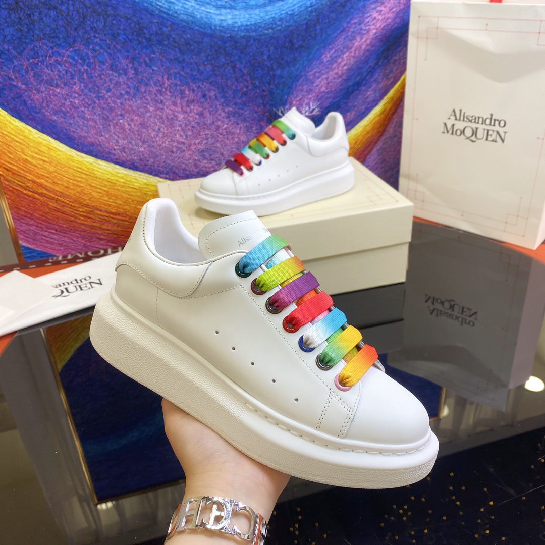 Alexander Mcqueen Rainbow Lace Oversized Sneaker - FashionPlug