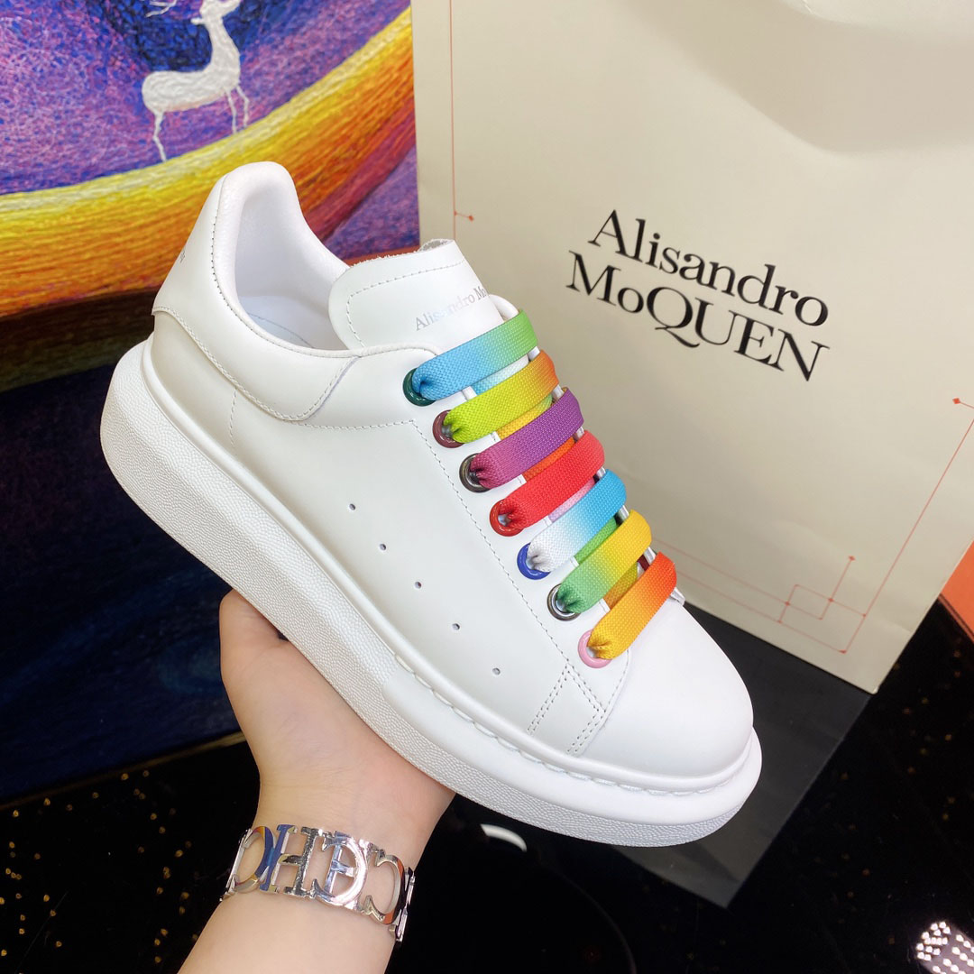 Alexander Mcqueen Rainbow Lace Oversized Sneaker - FashionPlug
