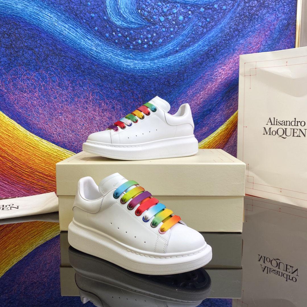 Alexander Mcqueen Rainbow Lace Oversized Sneaker - FashionPlug