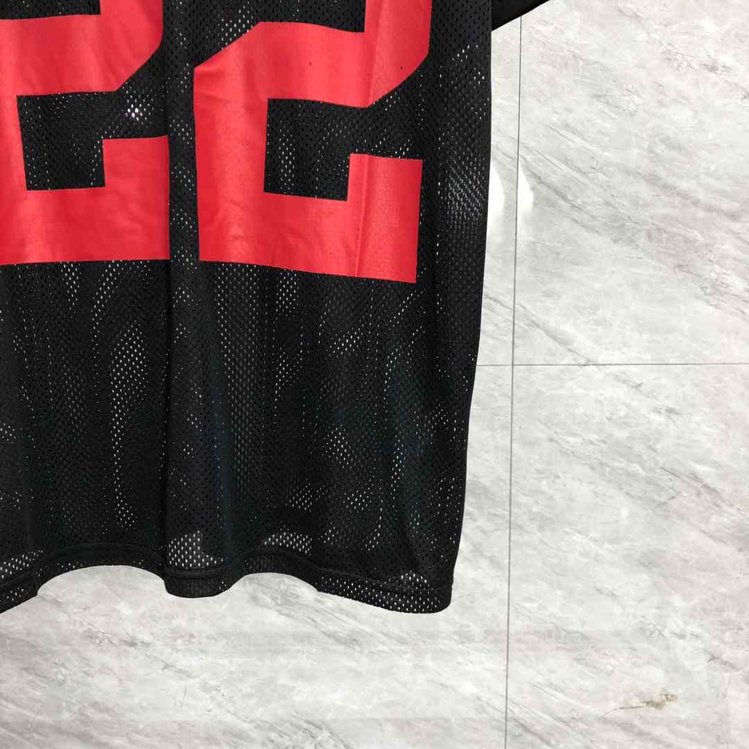 AMIRI Black & Red '22' T-Shirt - FashionPlug