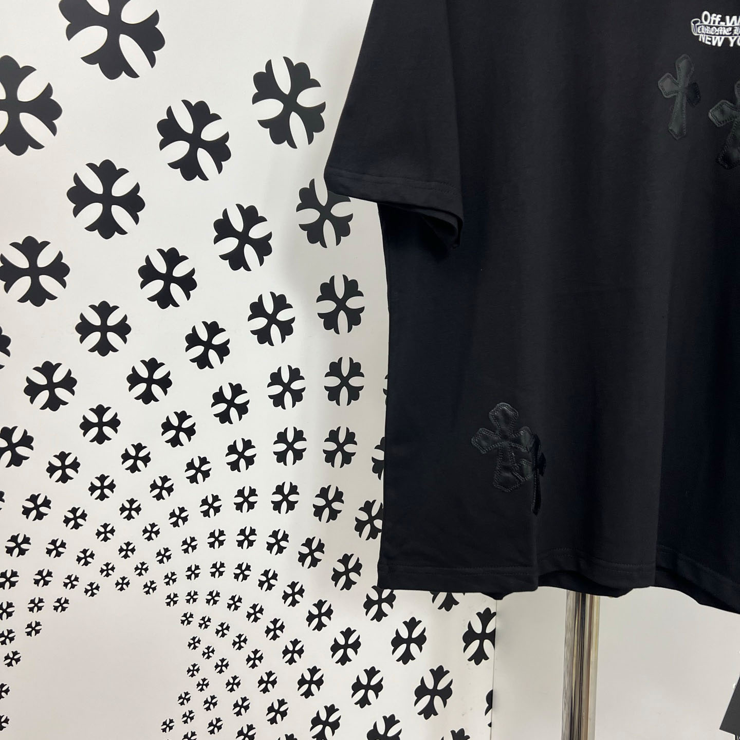 Chrome Hearts X Off-White  New York Tee  'Black' - FashionPlug