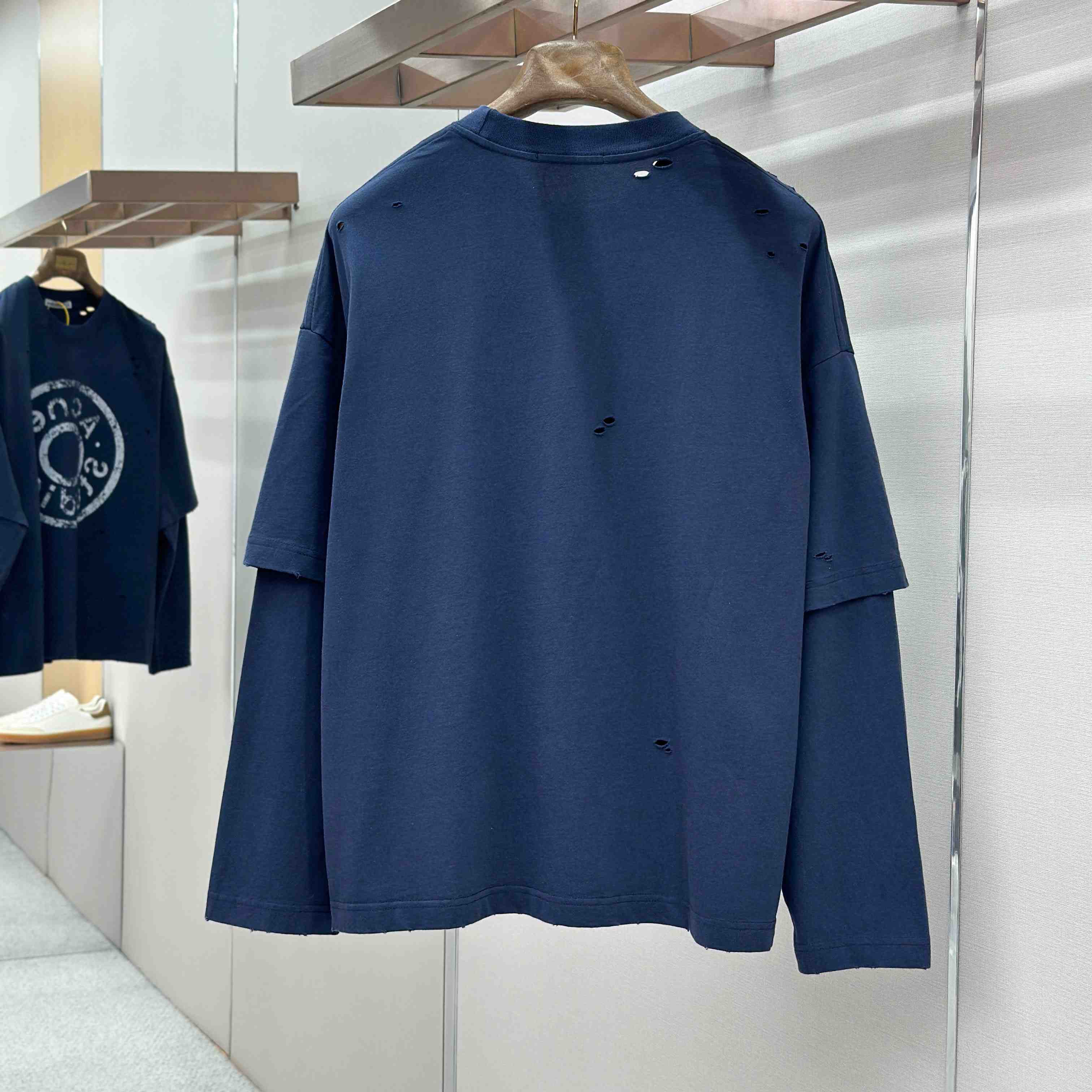 Acne Studios  Layered Logo T-shirt - FashionPlug