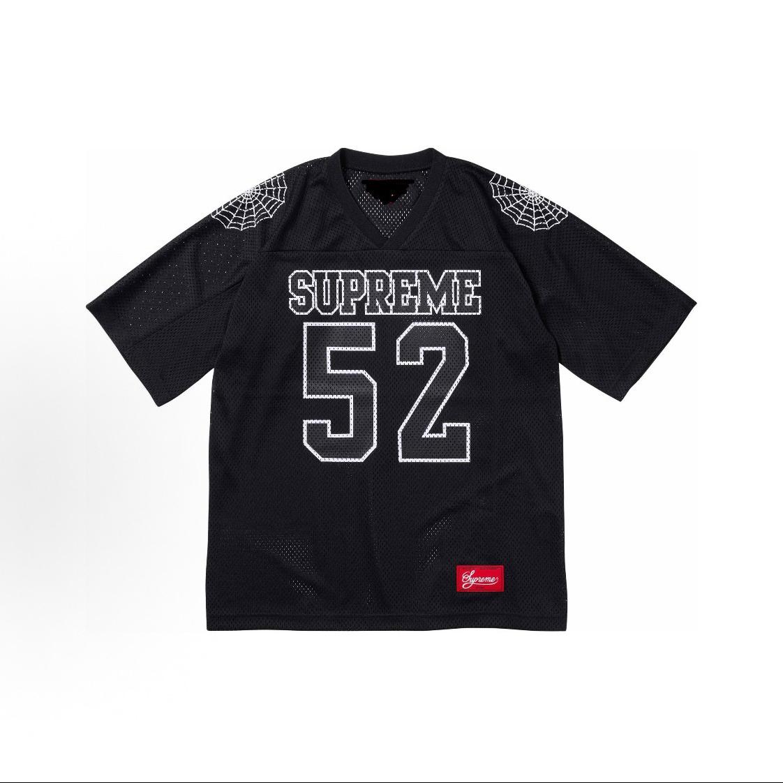 Supreme Spiderweb Football Jersey  - FashionPlug