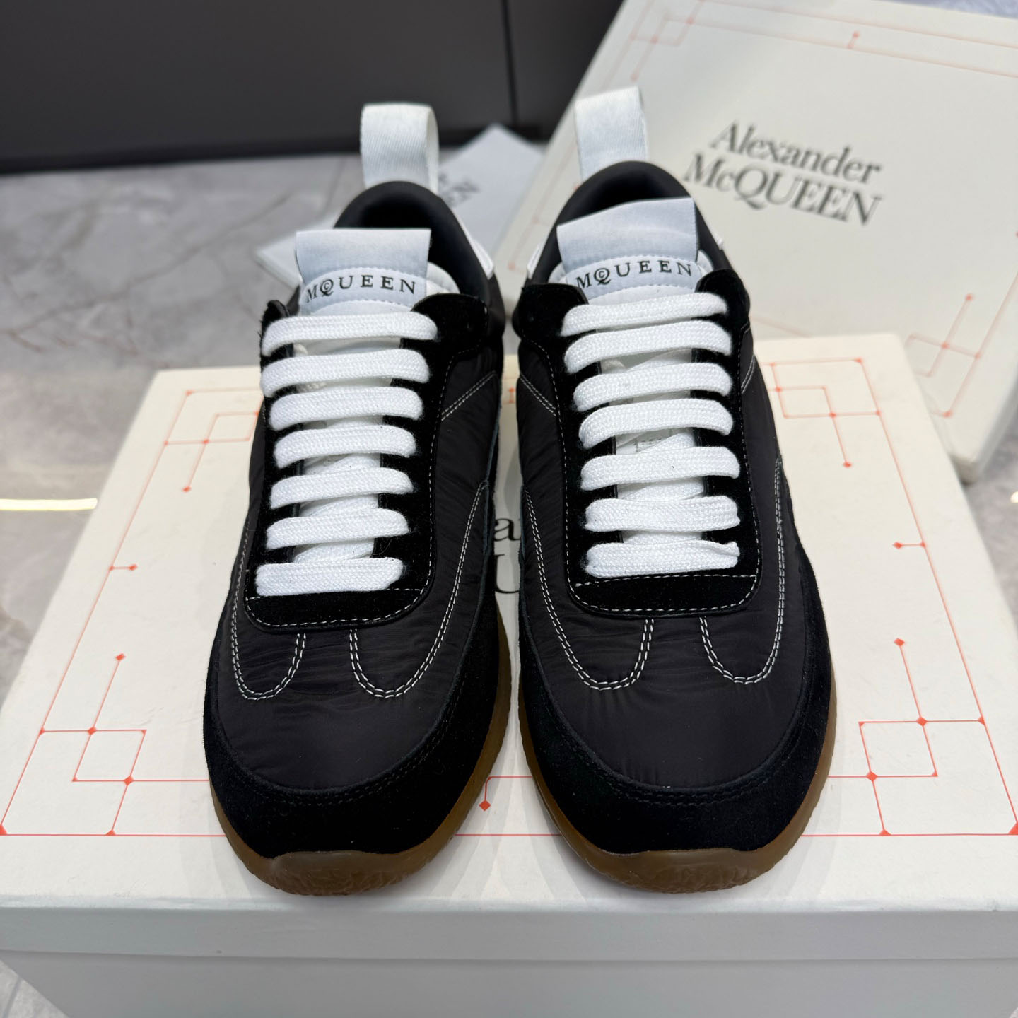 Alexander McQueen  EC1 Sneaker In Black - FashionPlug
