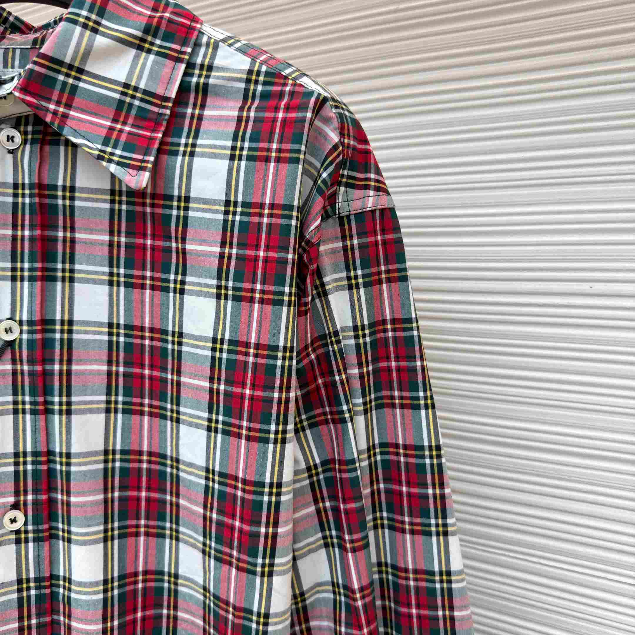 Celine Shirt In Tartan Cotton - FashionPlug