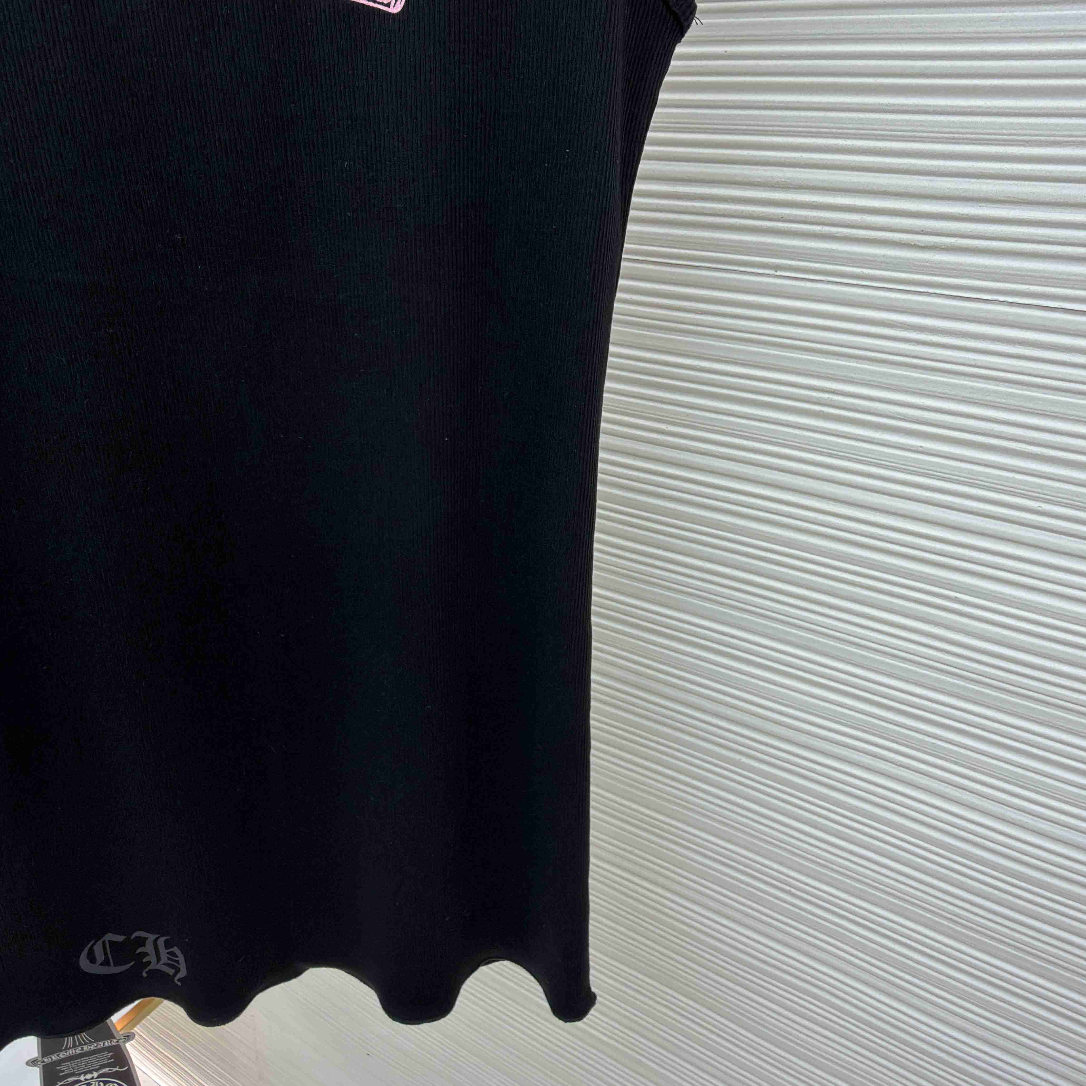 Chrome Hearts Black Deadly Doll Rib Tank Top - FashionPlug