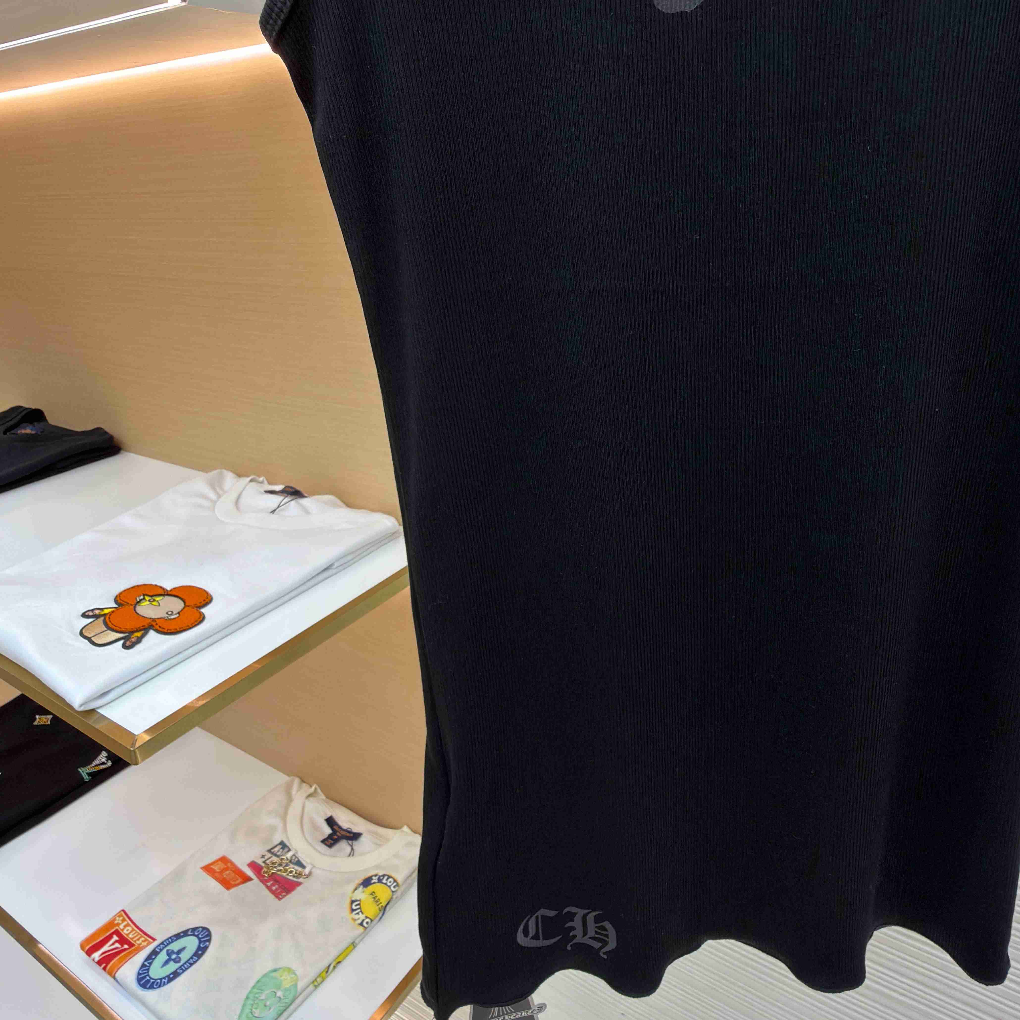 Chrome Hearts Black Deadly Doll Rib Tank Top - FashionPlug