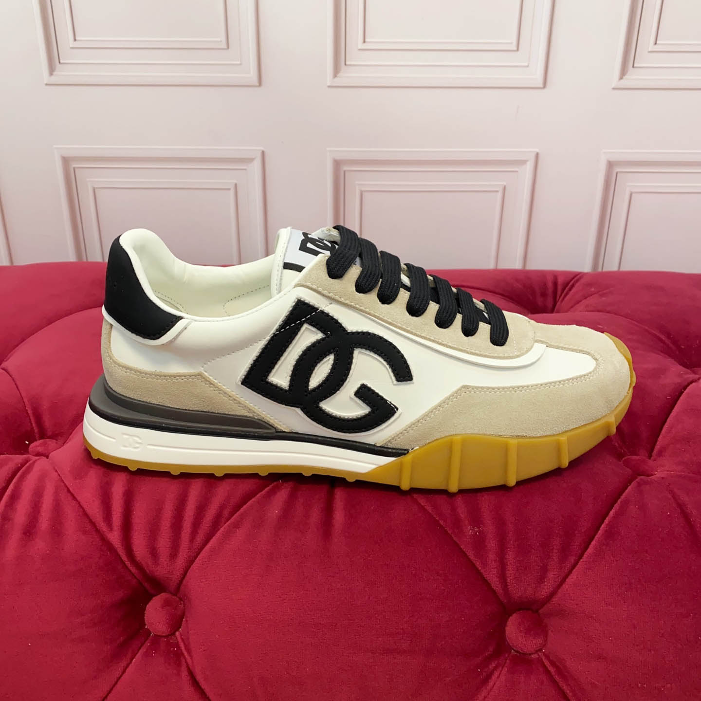 Dolce & Gabbana Athletic Fabric Sneakers - FashionPlug