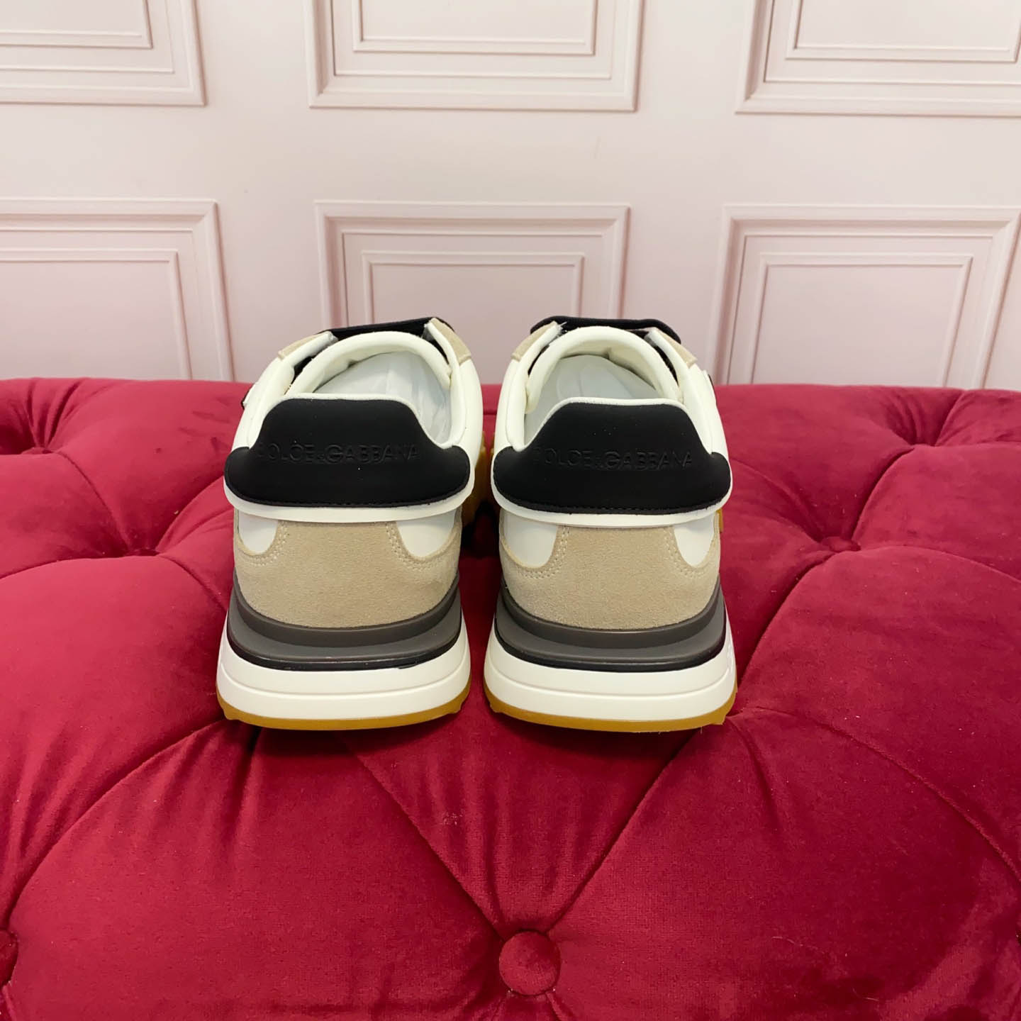 Dolce & Gabbana Athletic Fabric Sneakers - FashionPlug