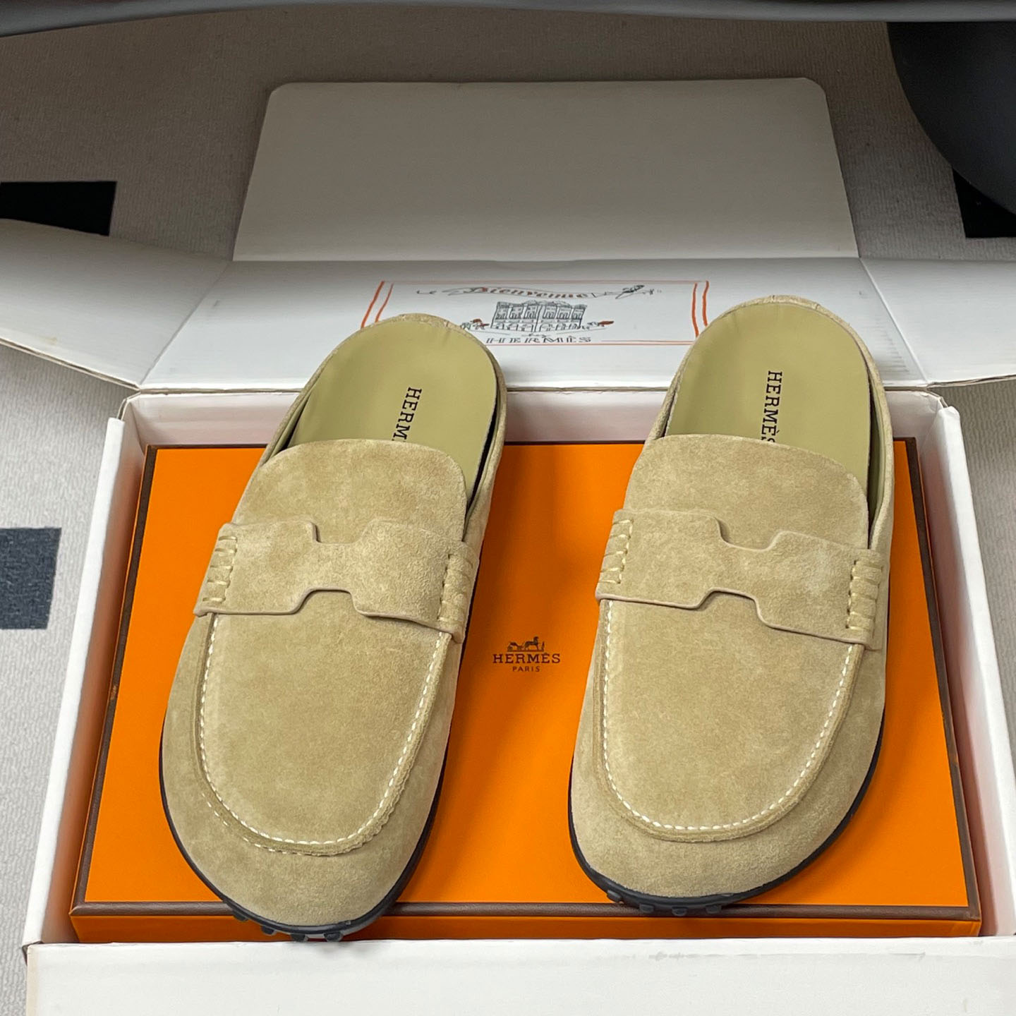 Hermes Mix Mule - FashionPlug