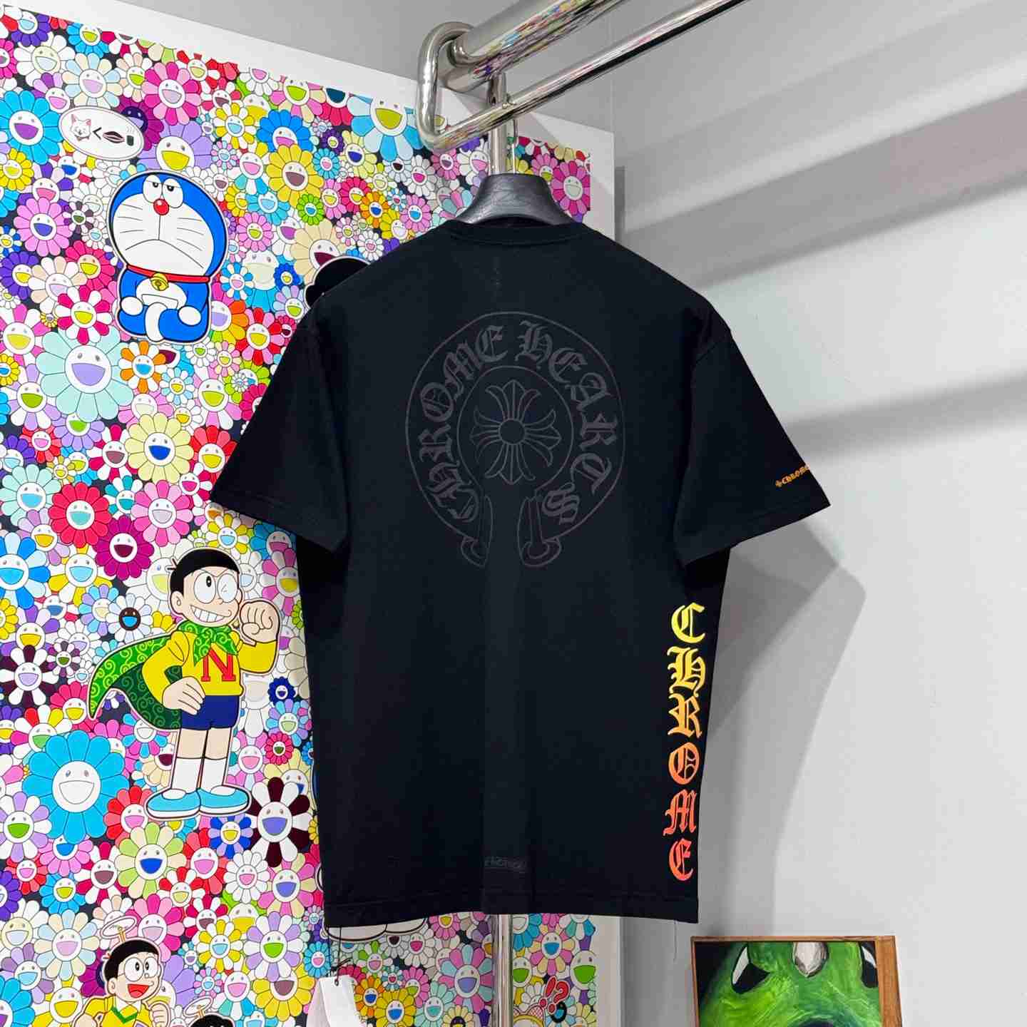 Chrome Hearts Neck Gradient T-Shirt - FashionPlug