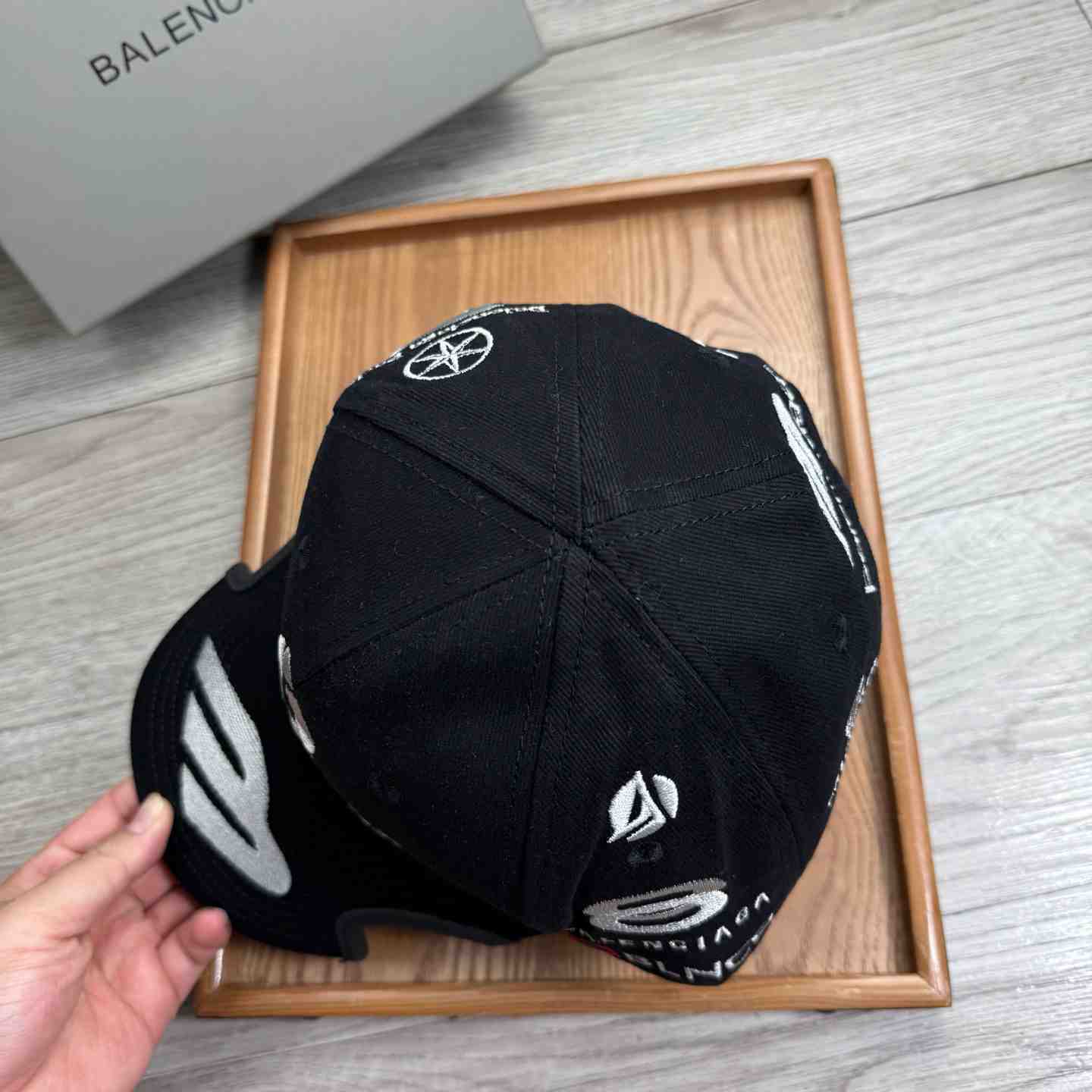 Balenciaga Top League Racer Cap Hat - FashionPlug