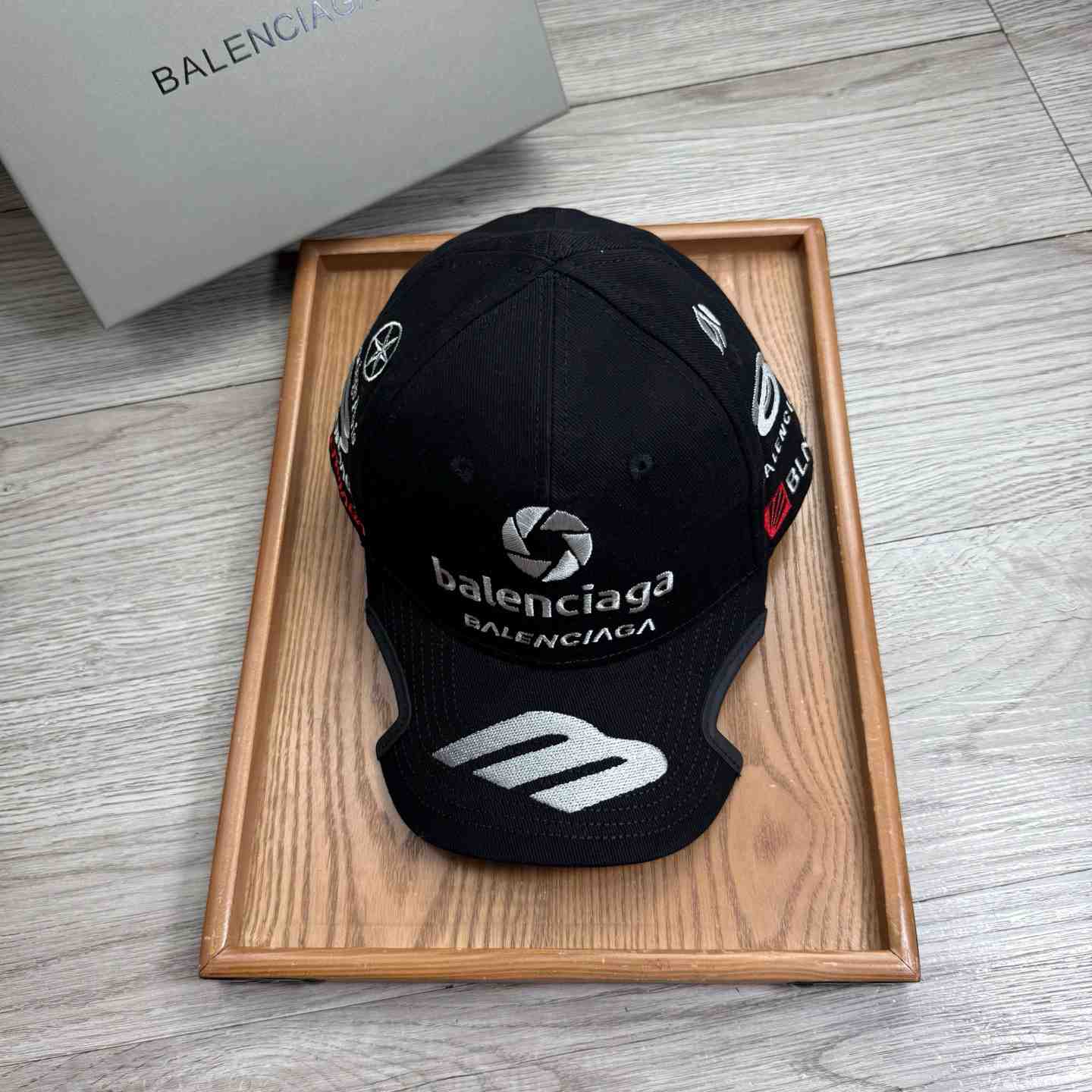 Balenciaga Top League Racer Cap Hat - FashionPlug