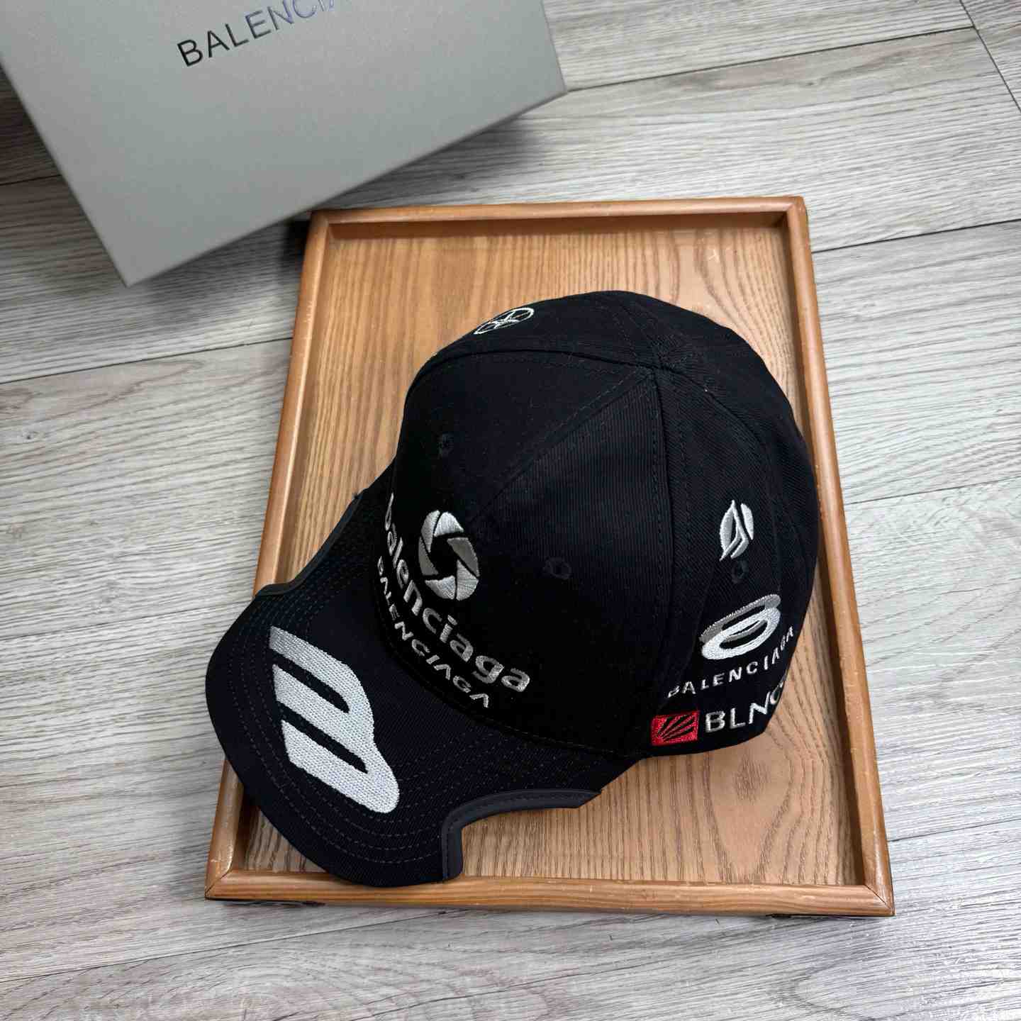Balenciaga Top League Racer Cap Hat - FashionPlug