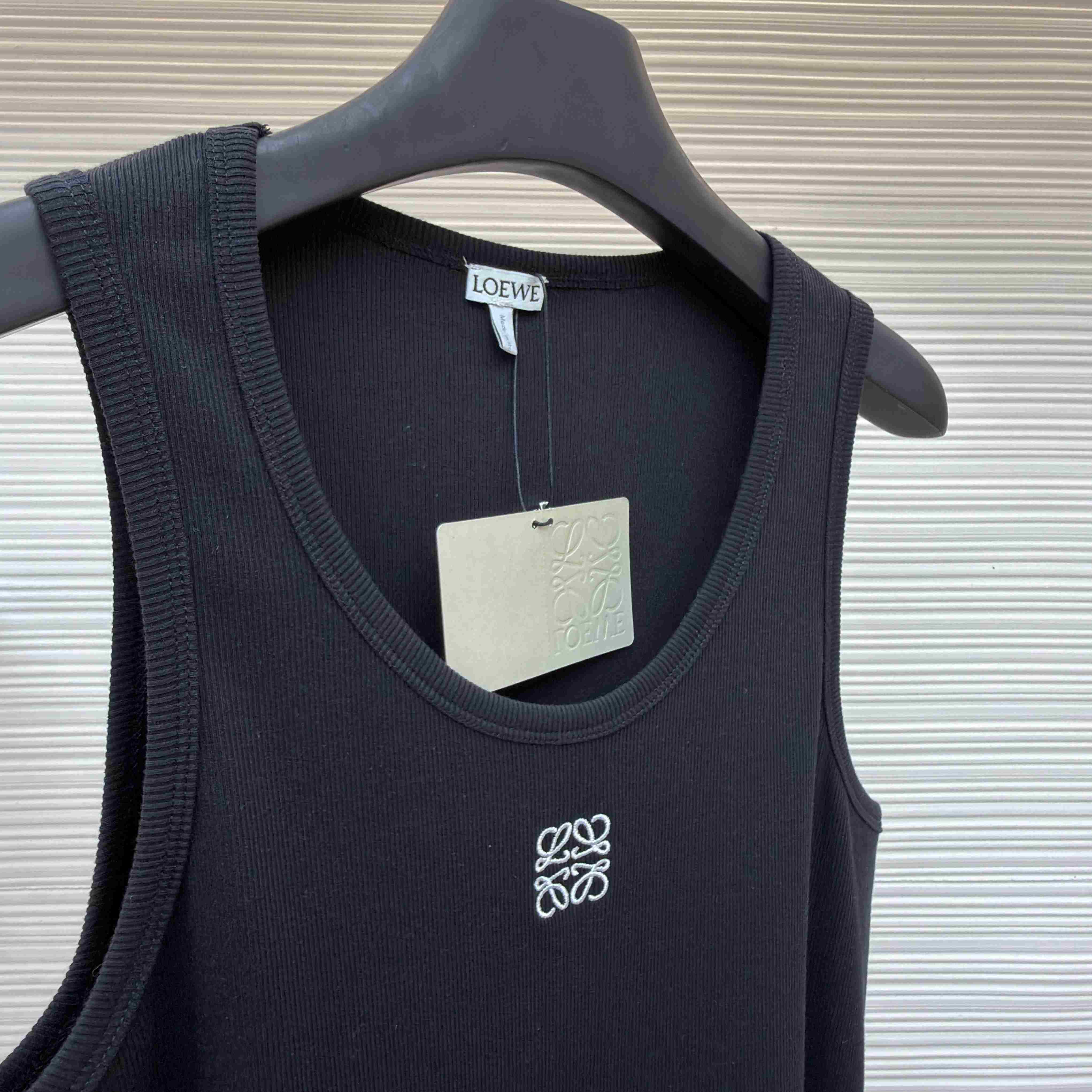 Loewe Anagram Tank Top 'Black' - FashionPlug