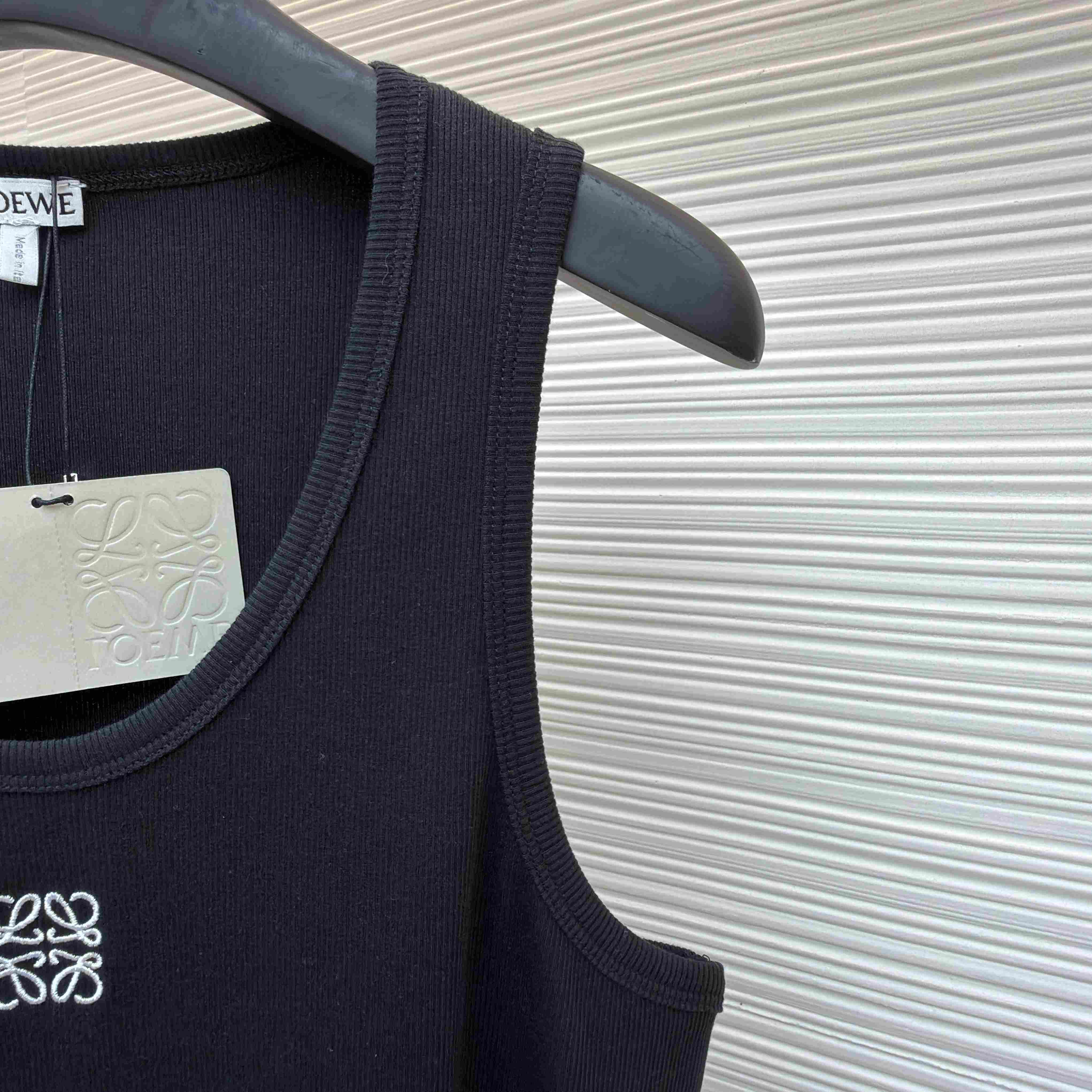 Loewe Anagram Tank Top 'Black' - FashionPlug