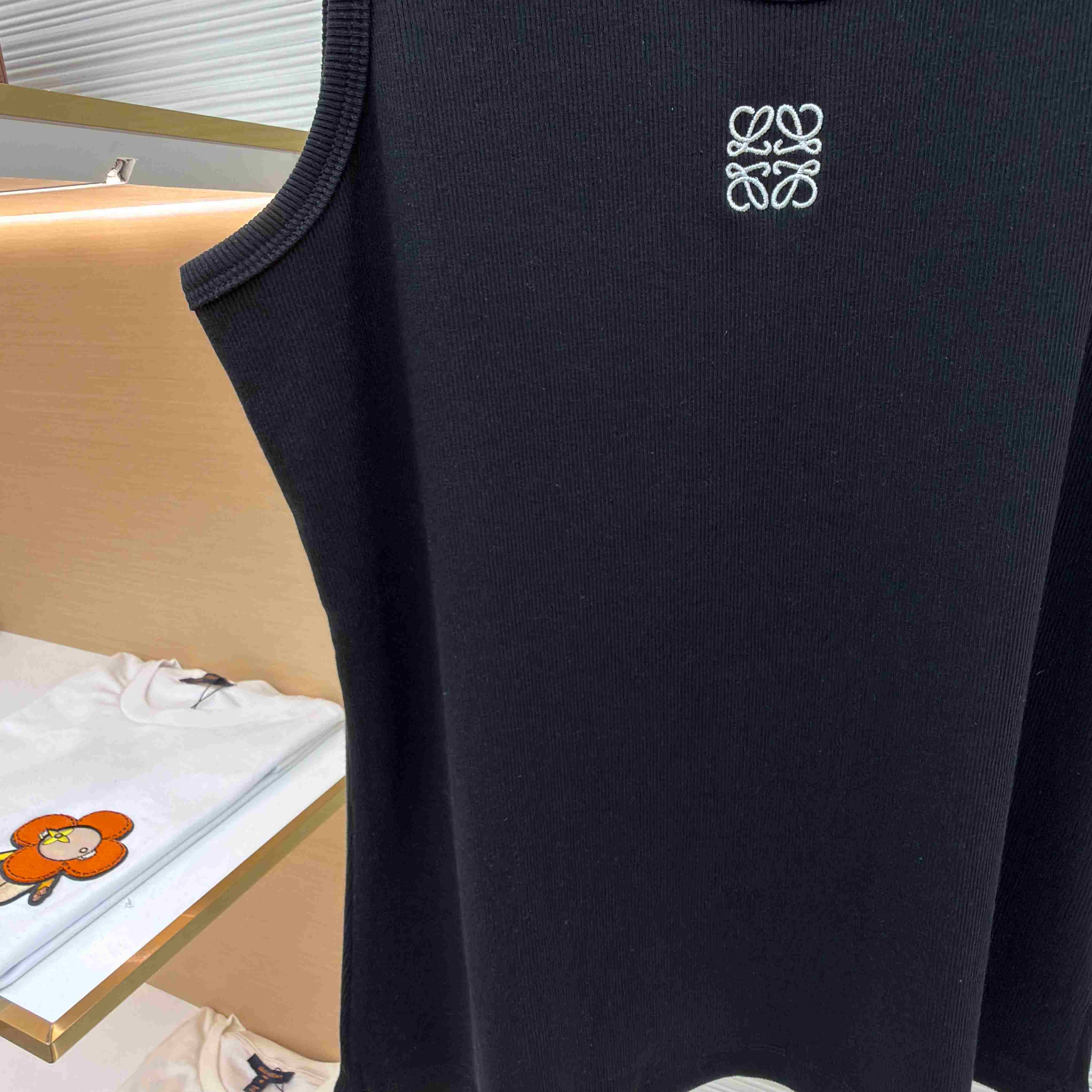 Loewe Anagram Tank Top 'Black' - FashionPlug