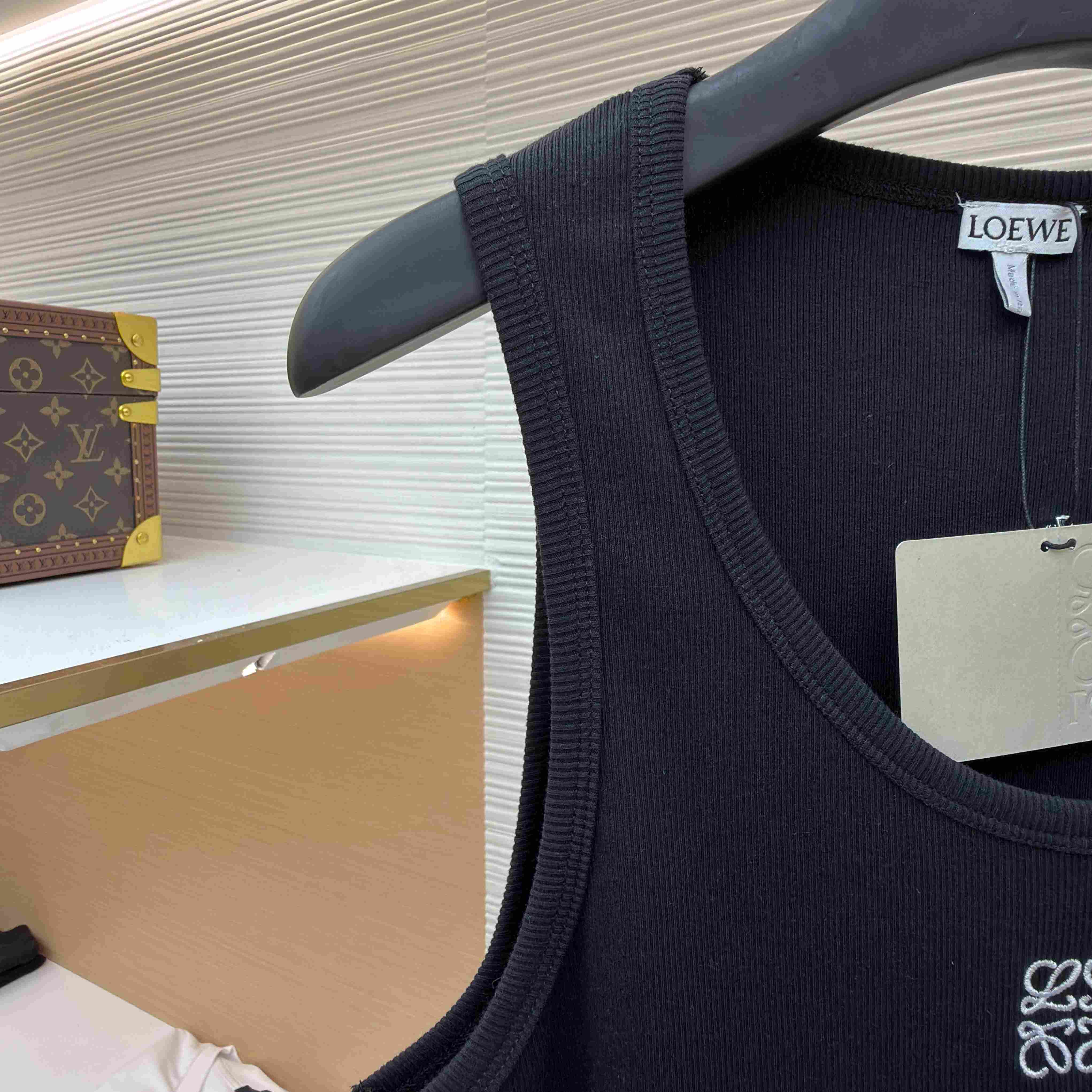 Loewe Anagram Tank Top 'Black' - FashionPlug
