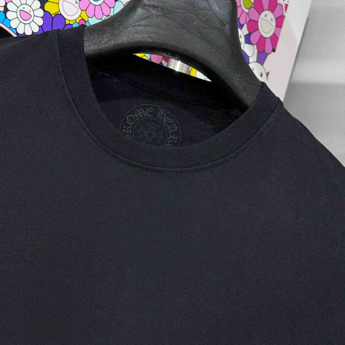 Chrome Hearts Scroll Logo Pocket T-Shirt - FashionPlug