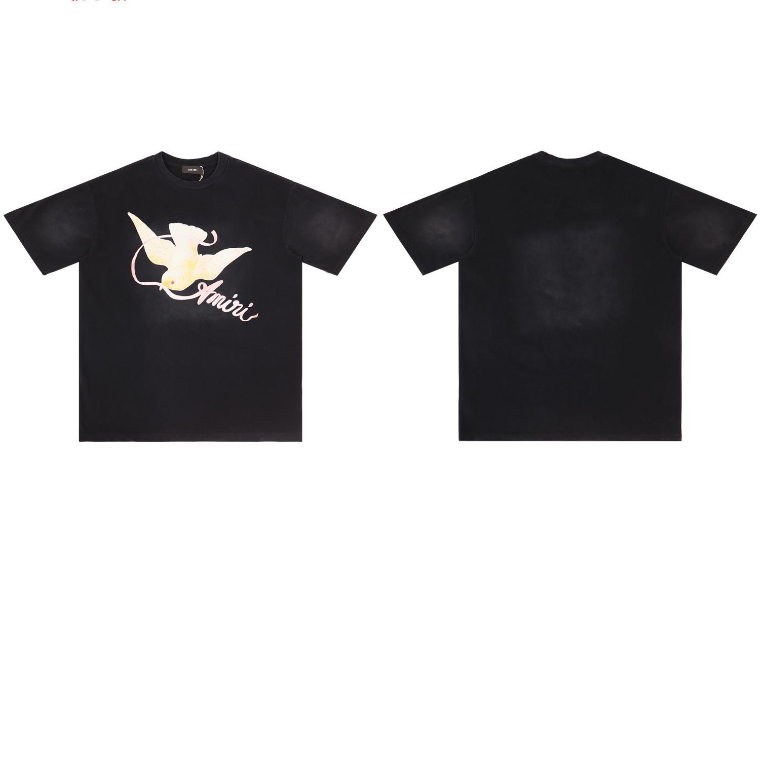 AMIRI Bird-Print T-shirt - FashionPlug