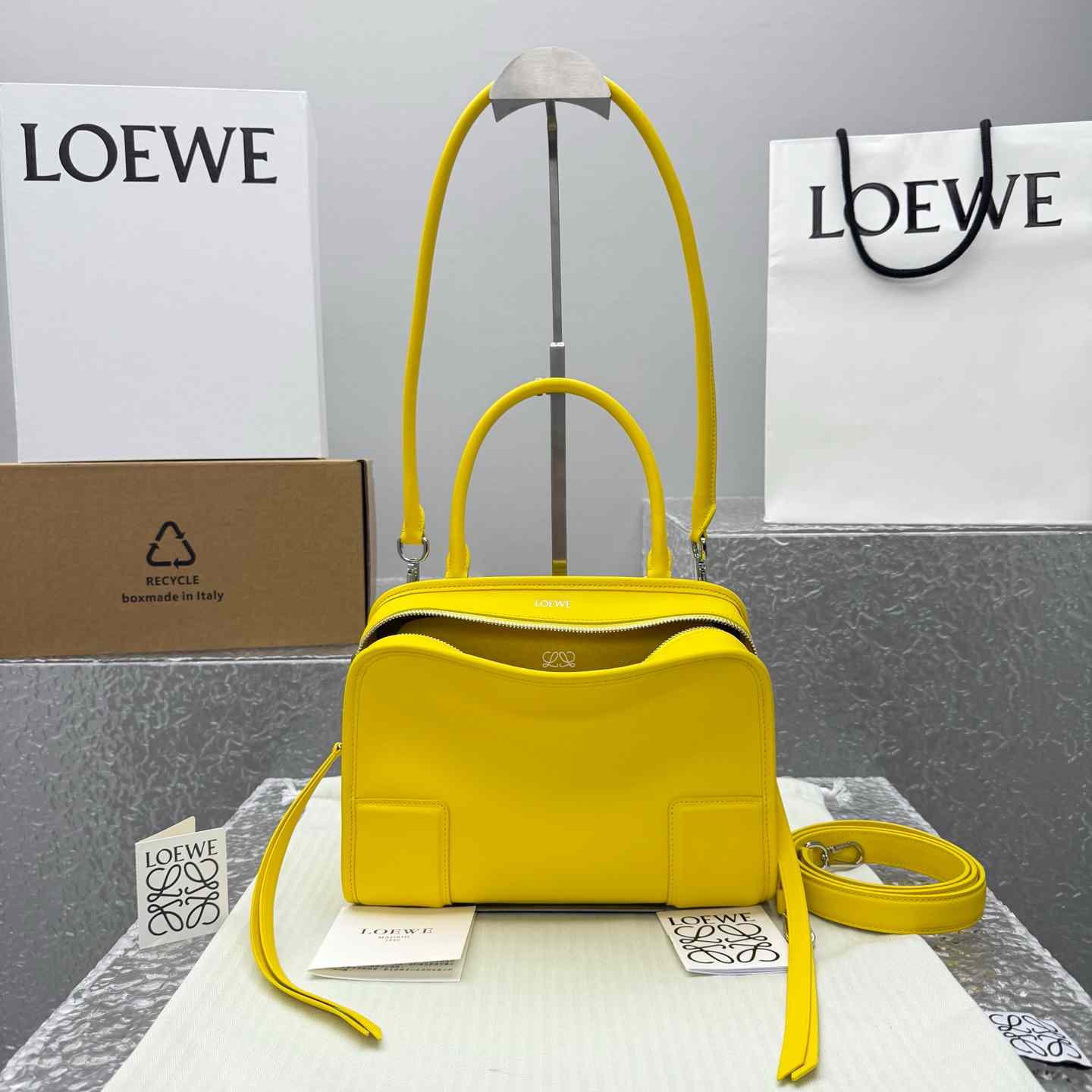 Loewe Small Amazona 180 Bag In Soft Calfskin - FashionPlug