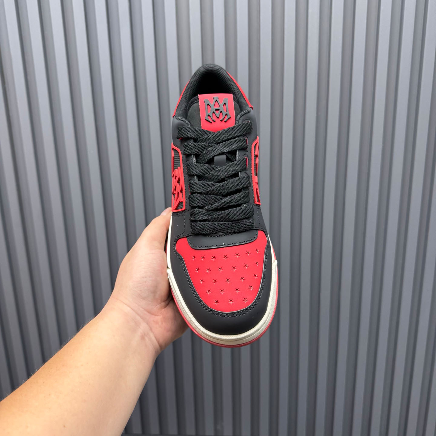 Amiri Classic Low 'True Red' Sneakers - FashionPlug