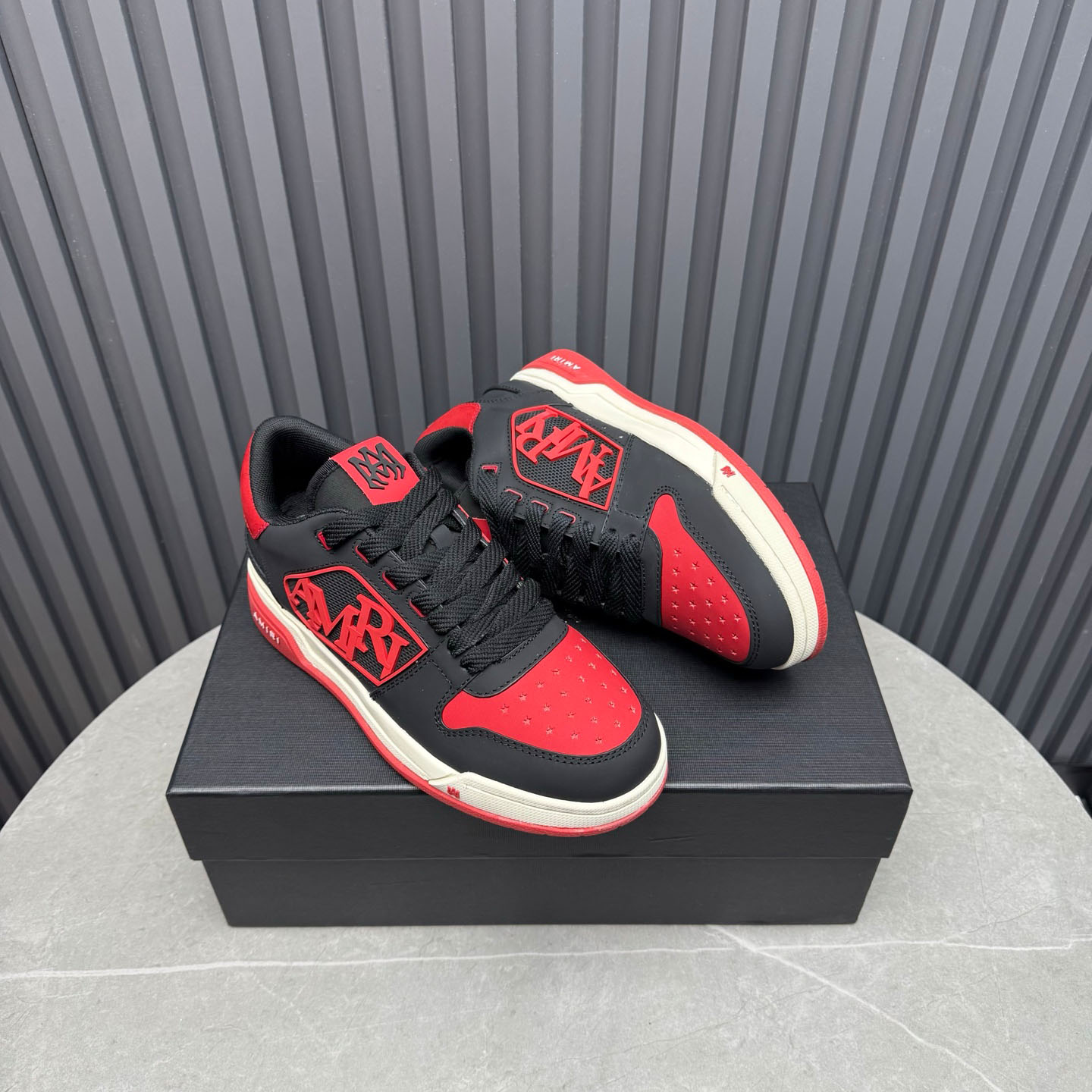 Amiri Classic Low 'True Red' Sneakers - FashionPlug