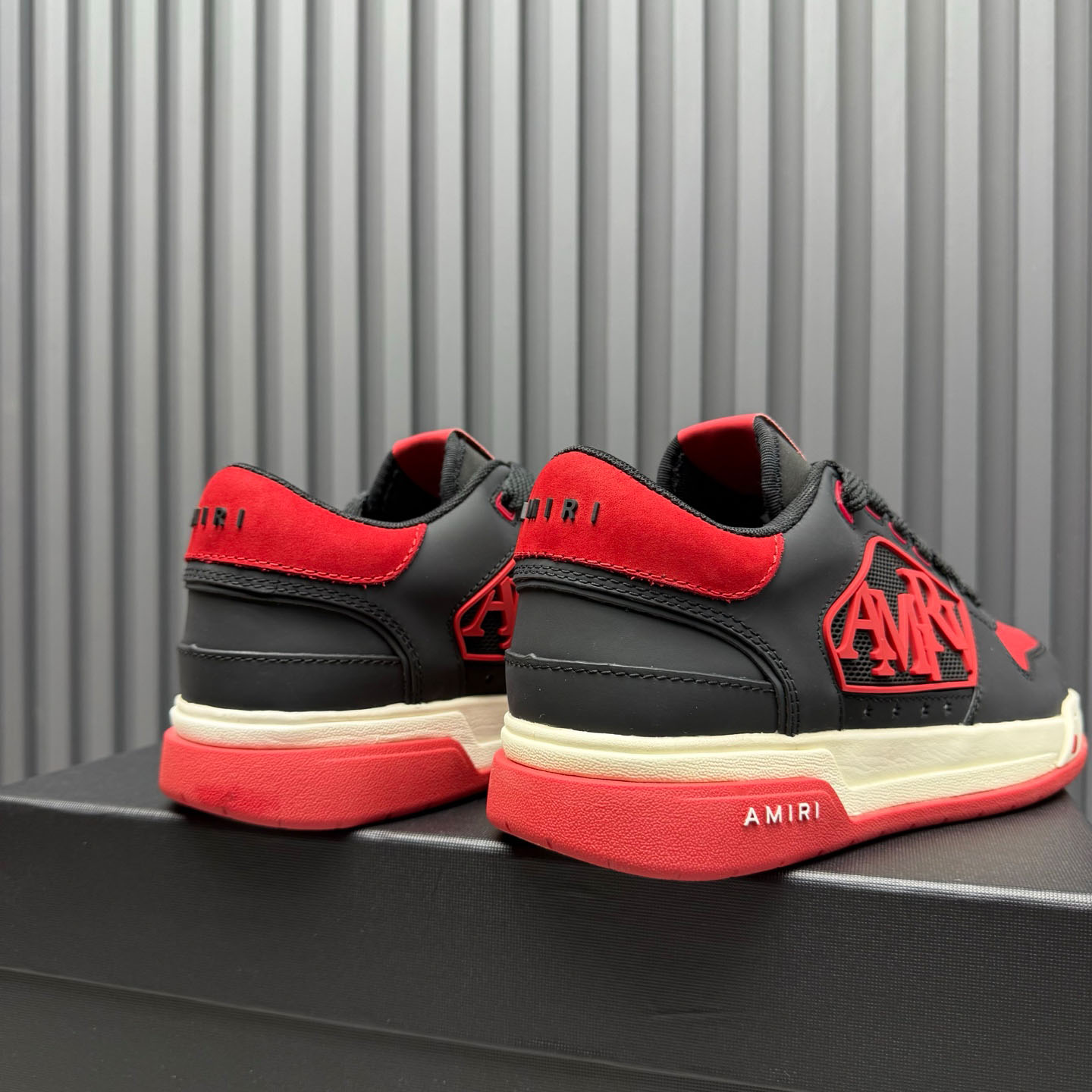 Amiri Classic Low 'True Red' Sneakers - FashionPlug
