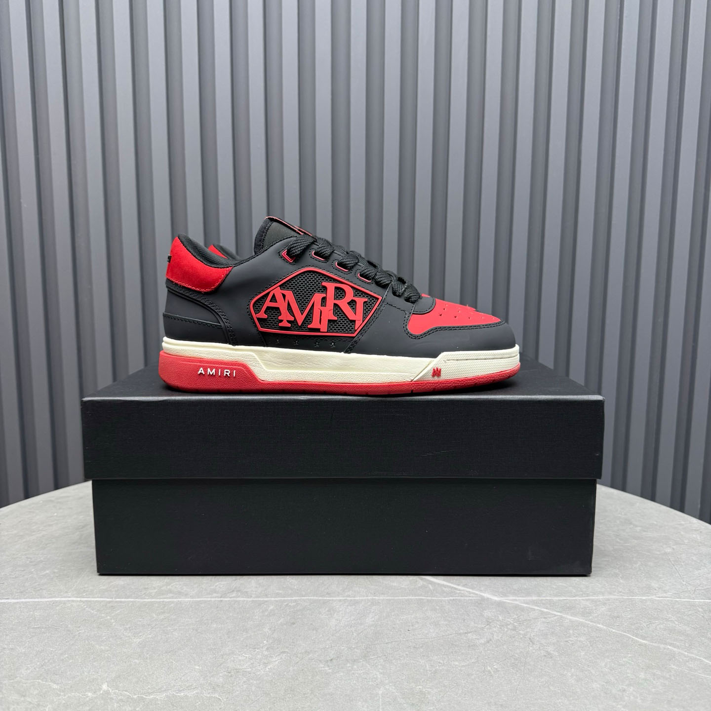 Amiri Classic Low 'True Red' Sneakers - FashionPlug